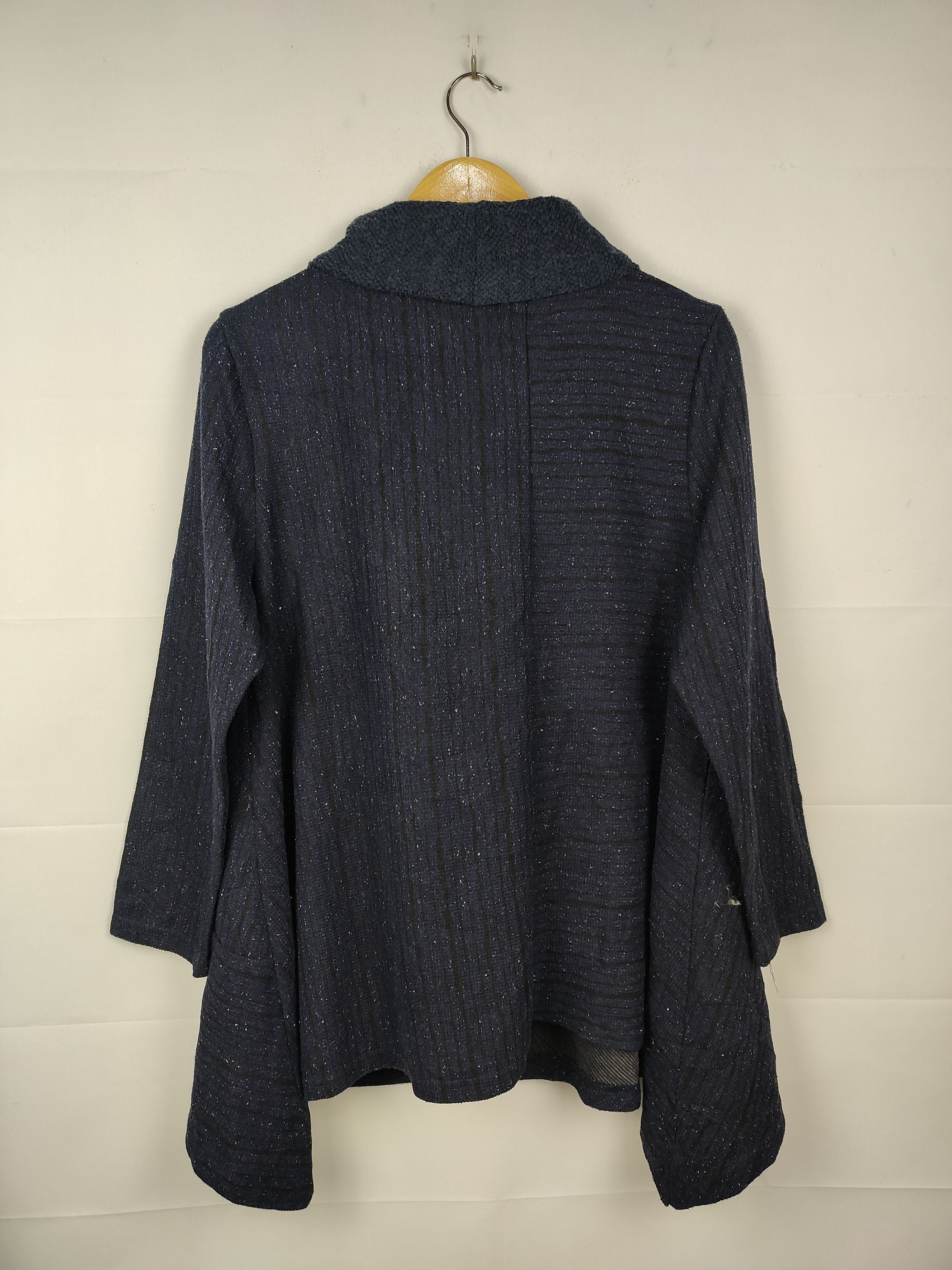 Japanese Brand Rupuau Indigo Slubby Turtleneck Sweater Like Kapital Size US M / EU 48-50 / 2 - 7 Thumbnail