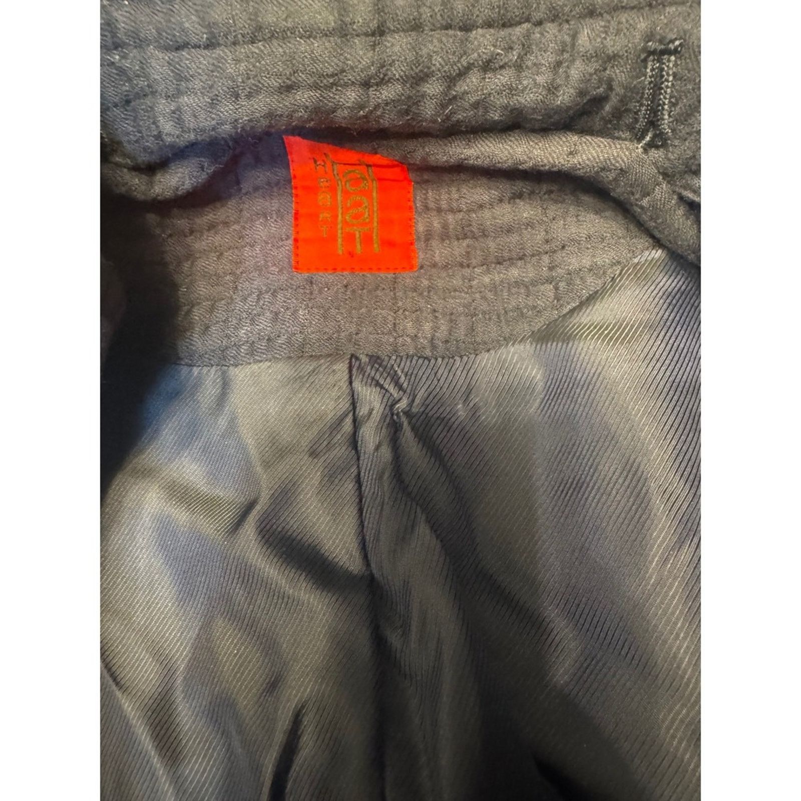 Issey Miyake Heart Art Textured Wool Hooded Coat — Issey Miyake Line Size M / US 6-8 / IT 42-44 - 5 Thumbnail