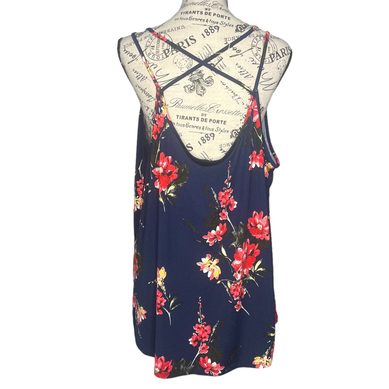 Other Basima Back Detail Knit Top - Stitch Fix Strappy Casual Tank Size XXL / US 16-18 / IT 52-54 - 3 Thumbnail