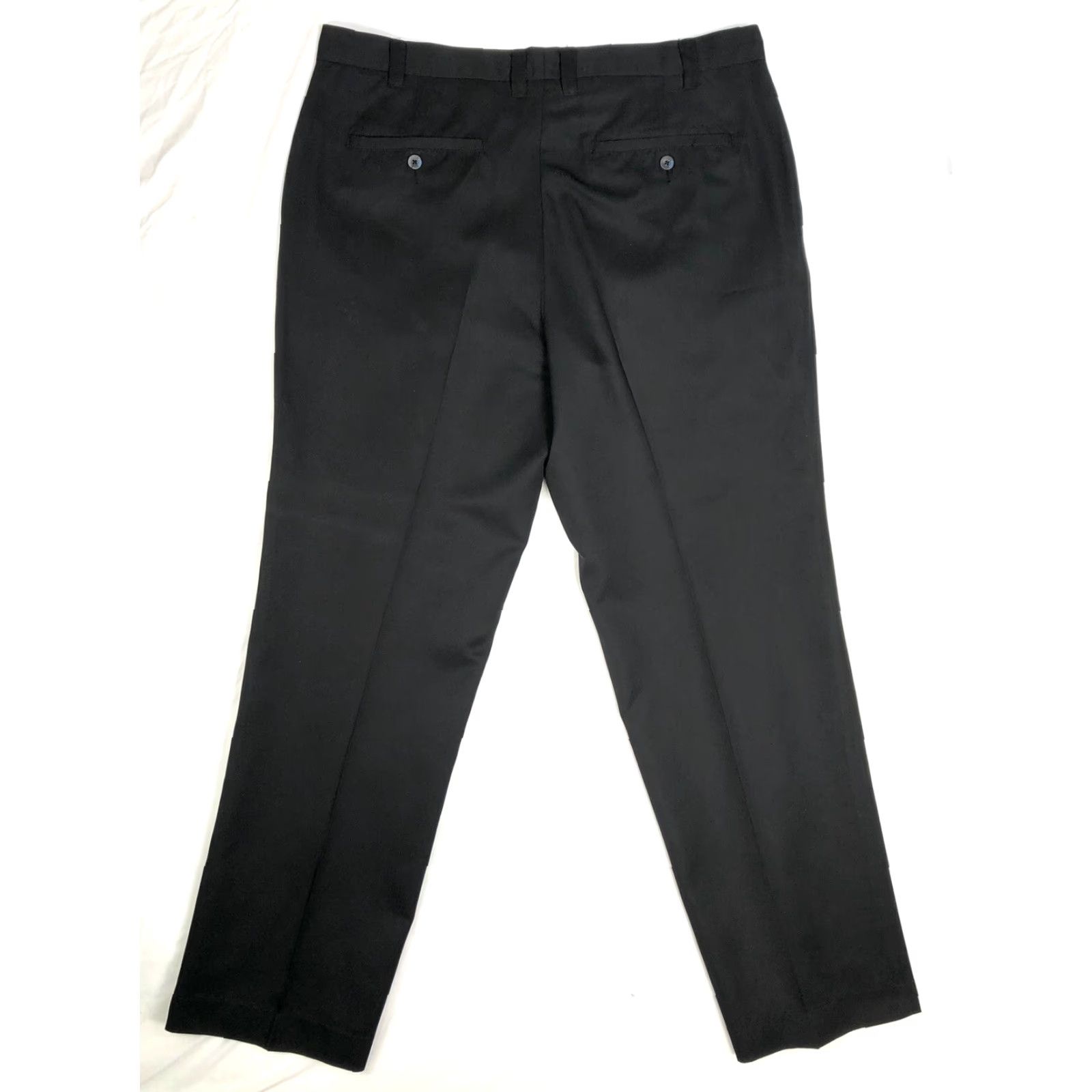 Vintage AUR Men's Black Golf Pants Trousers Flat Front 38 X 32 BT23 Size US 38 / EU 54 - 6 Thumbnail