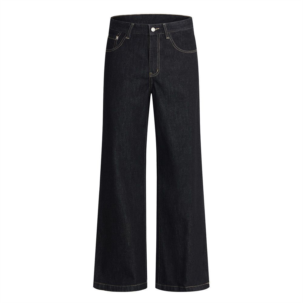 Japanese Brand Men's Vibe loose-fitting versatile casual jeans Size US 32 / EU 48 - 4 Thumbnail