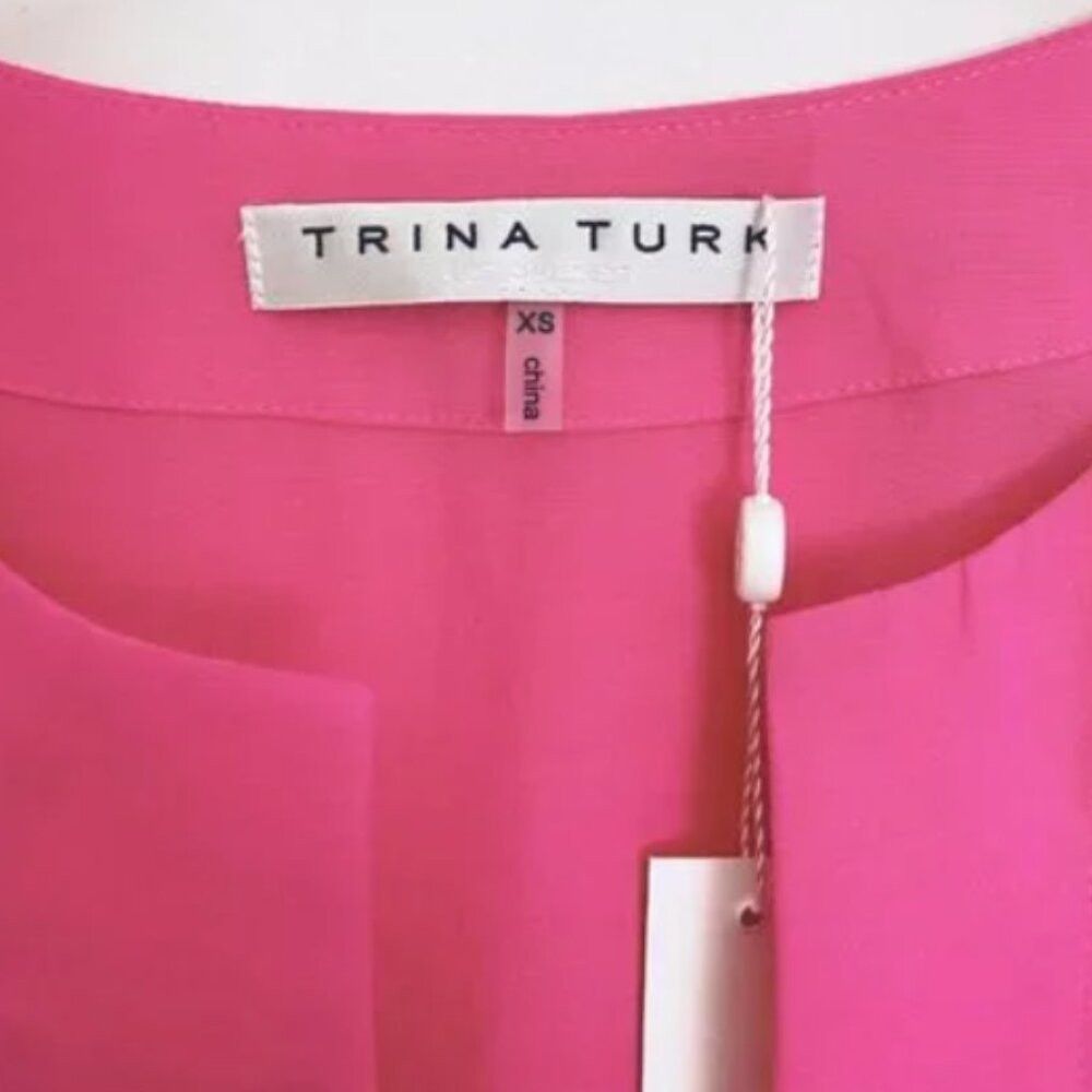Trina Turk Trina Turk Carry On Silk Tunic Size XS / US 0-2 / IT 36-38 - 8 Thumbnail