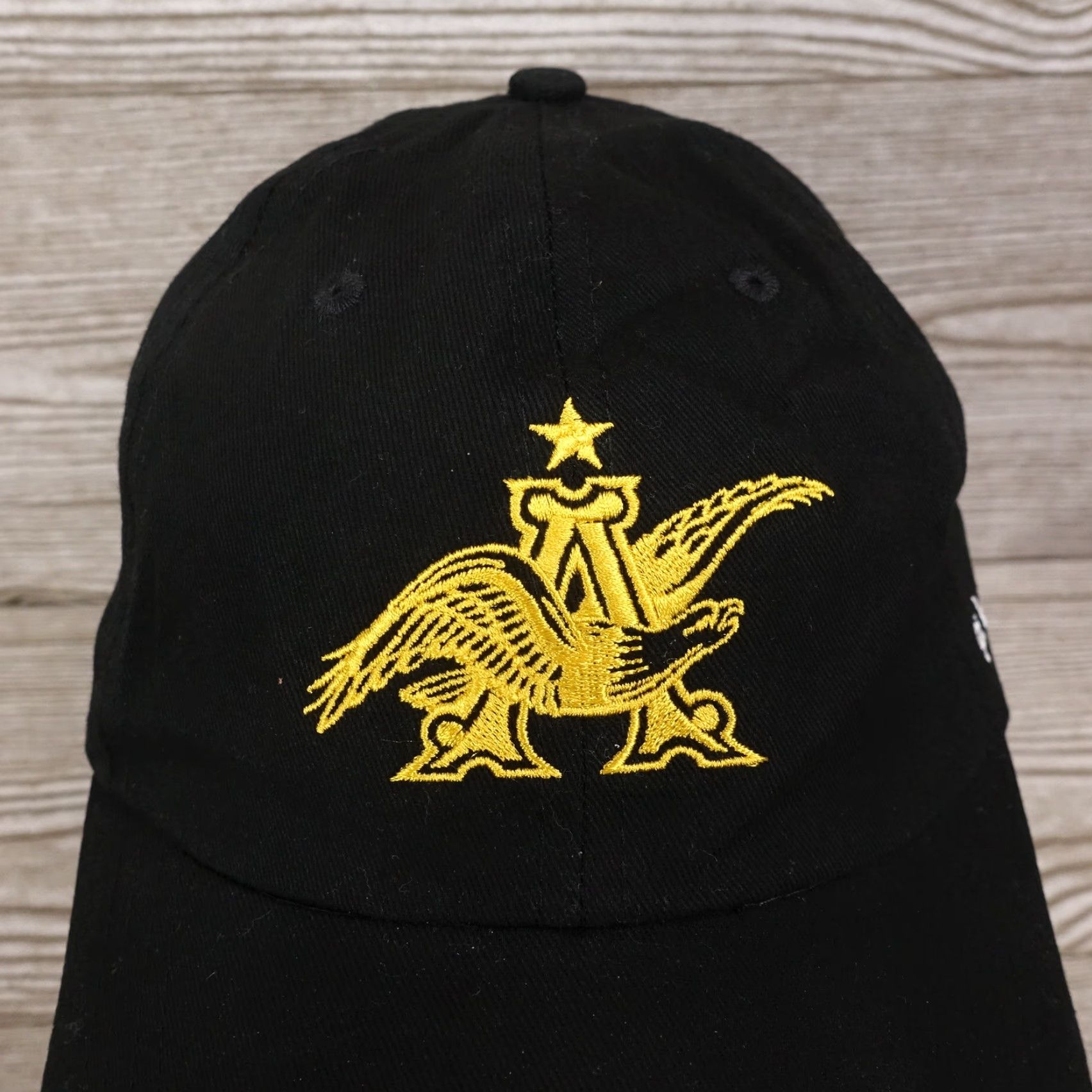Logo 7 ANHEUSER BUSCH BLACK BASEBALL CAP UNISEX ADJUSTABLE LOGO ST LOUIS BREWERY Size ONE SIZE - 2 Thumbnail