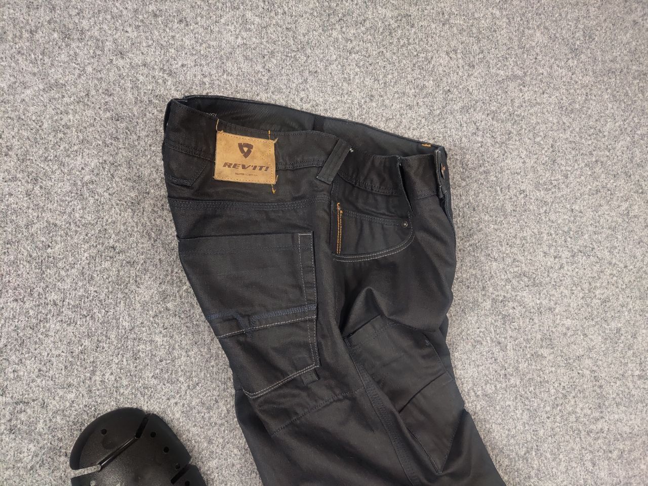 Alpinestars Revit Carnaby Motorcycle Cordura Knee Solid Blue Denim Jeans Size US 32 / EU 48 - 3 Thumbnail