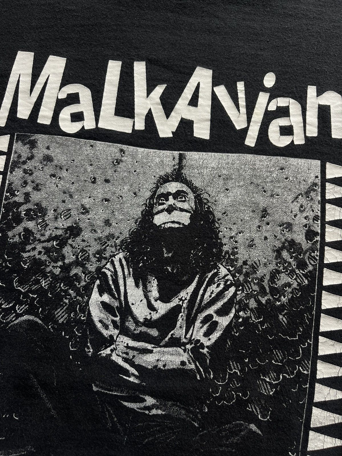 Vintage Vintage Malkavian 1993 Timothy Bradstreet Black T-shirt Size US L / EU 52-54 / 3 - 7 Thumbnail