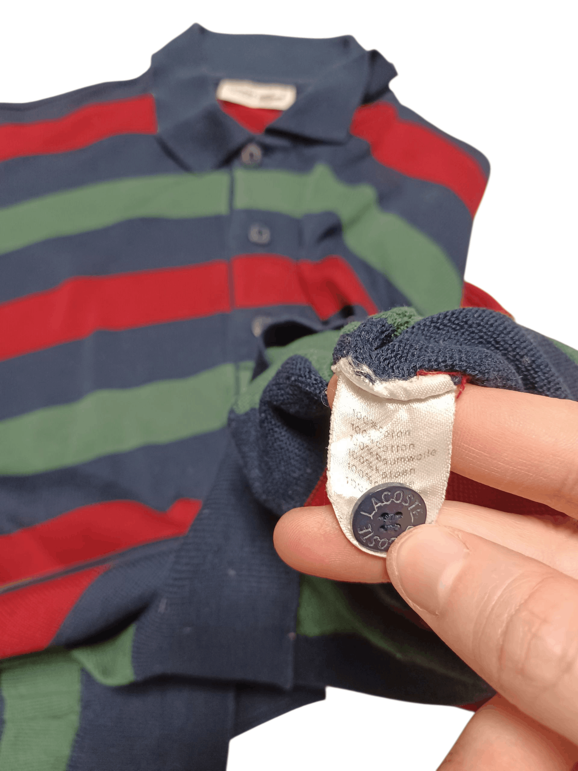 Lacoste LACOSTE VINTAGE LUXURY MADE IN FRANCE 1/3 LIGHT SWEATER Size US XL / EU 56 / 4 - 6 Thumbnail