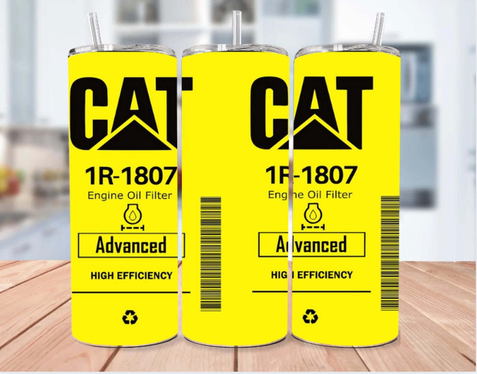 The Unbranded Brand CAT 1R-1807 Oil Filter Stainless Steel - 20 Oz Size ONE SIZE - 1 Thumbnail