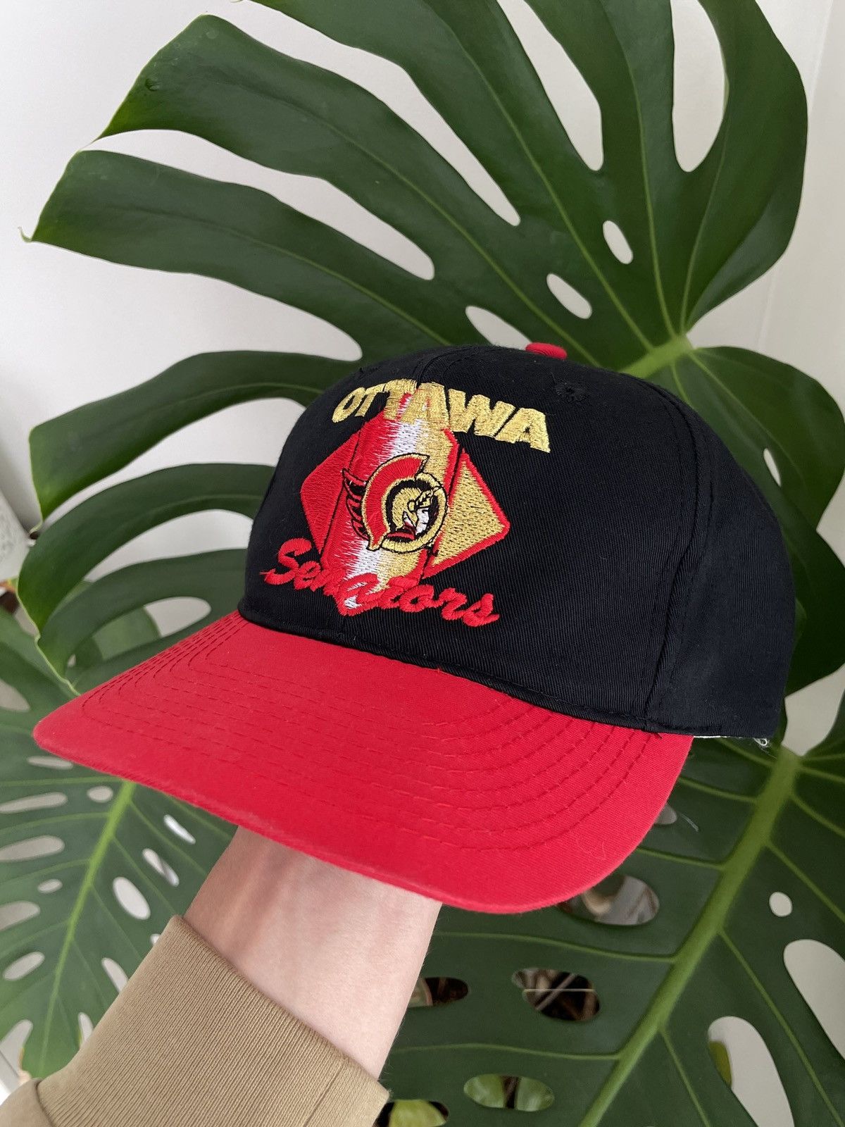 Ccm × NHL × Vintage 🇨🇦 Vintage Ottawa Senators CCM NHL Hat Cap Snapback Hockey Size ONE SIZE - 3 Thumbnail