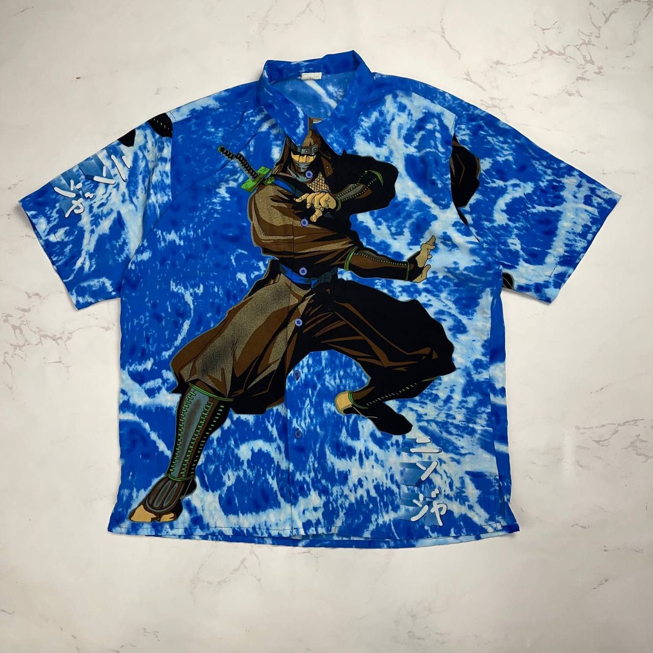 Vintage Vintage Anime Ninja Warrior Oversized Shirt - Akira, Ghost Size US XL / EU 56 / 4 - 1 Thumbnail