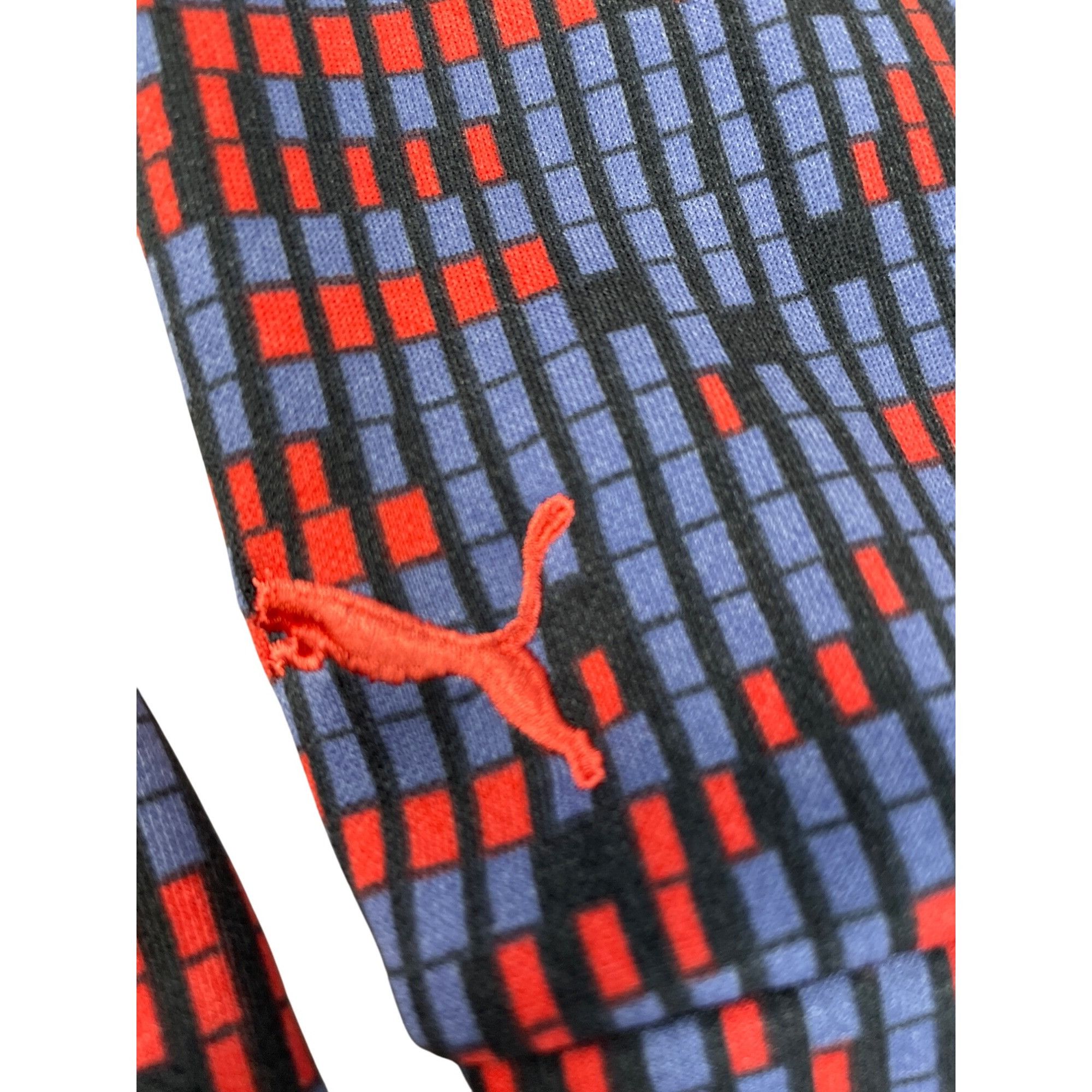 Puma Puma Mens Blue Red Digital Print Pullover Hoodie Sweatshirt Size US XL / EU 56 / 4 - 8 Thumbnail