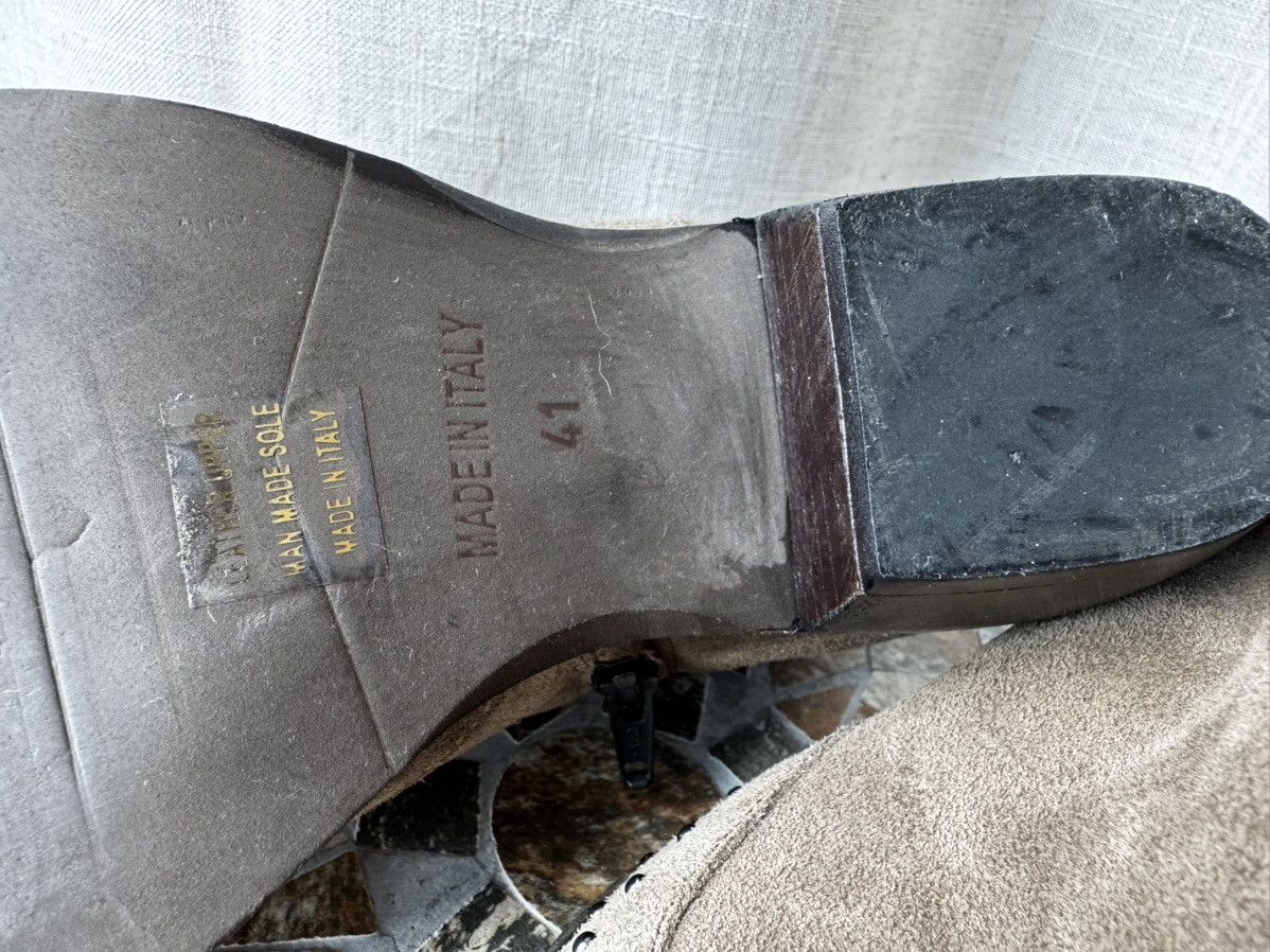 Other Emanuele Crasto Studded Taupe Suede Boots — Made in Italy Size US 8 / EU 41 - 8 Thumbnail