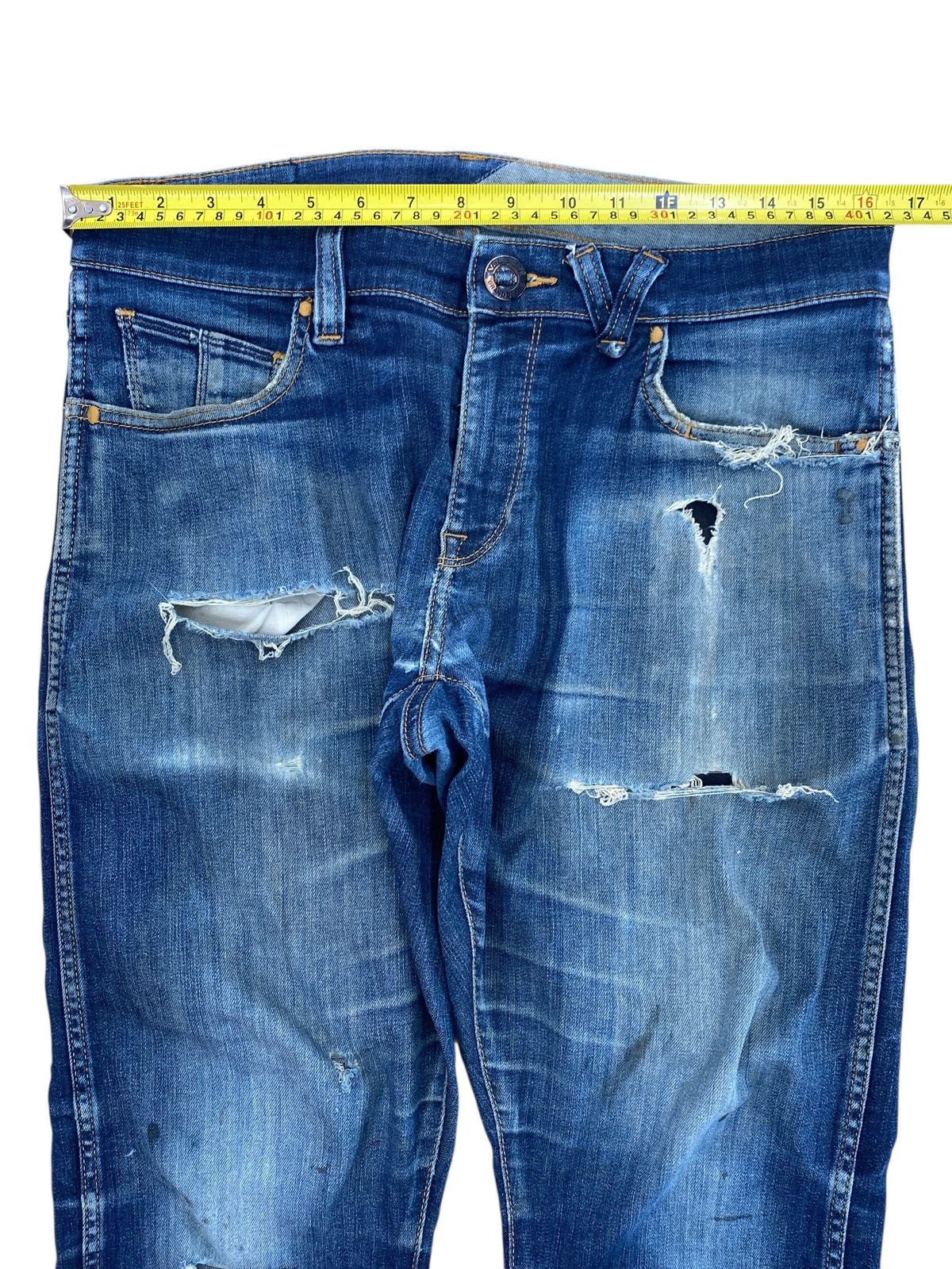 Volcom Volcom Brand Distressed Faded Wash Style Size US 33 - 9 Thumbnail