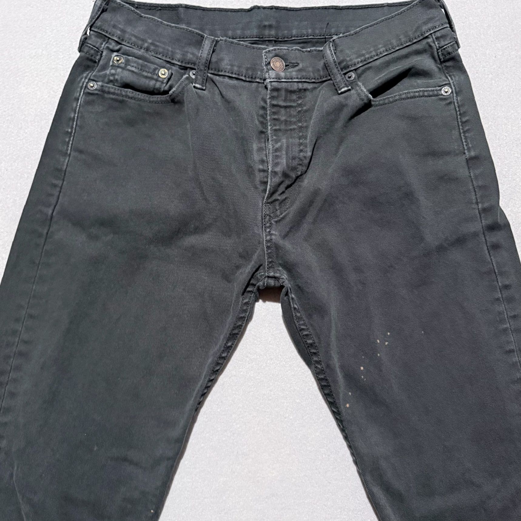 Levi's Levi's Jeans Men Black Denim Low Rise Straight Classic Zip Fly - 30X32 Size US 30 / EU 46 - 3 Thumbnail