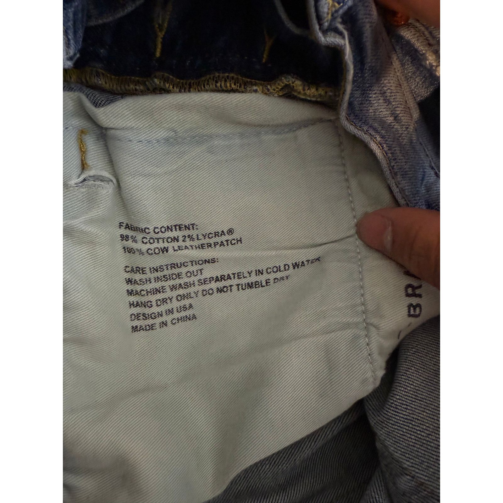 Purple Brand Purple Brand Jeans Blue Used 34 Size US 34 / EU 50 - 3 Thumbnail