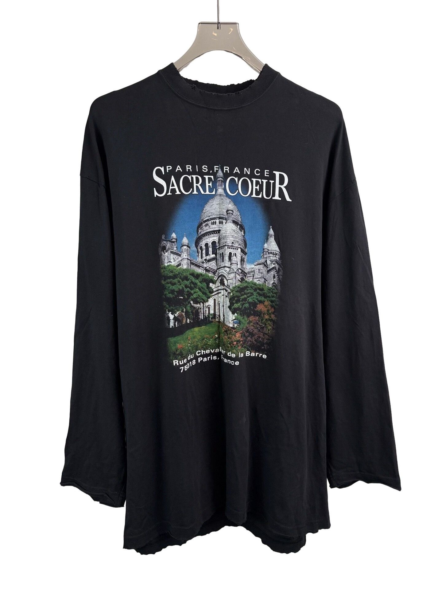 Balenciaga Balenciaga Sacre Coeur Long Sleeve T-Shirt US M Size US M / EU 48-50 / 2 - 1 Thumbnail