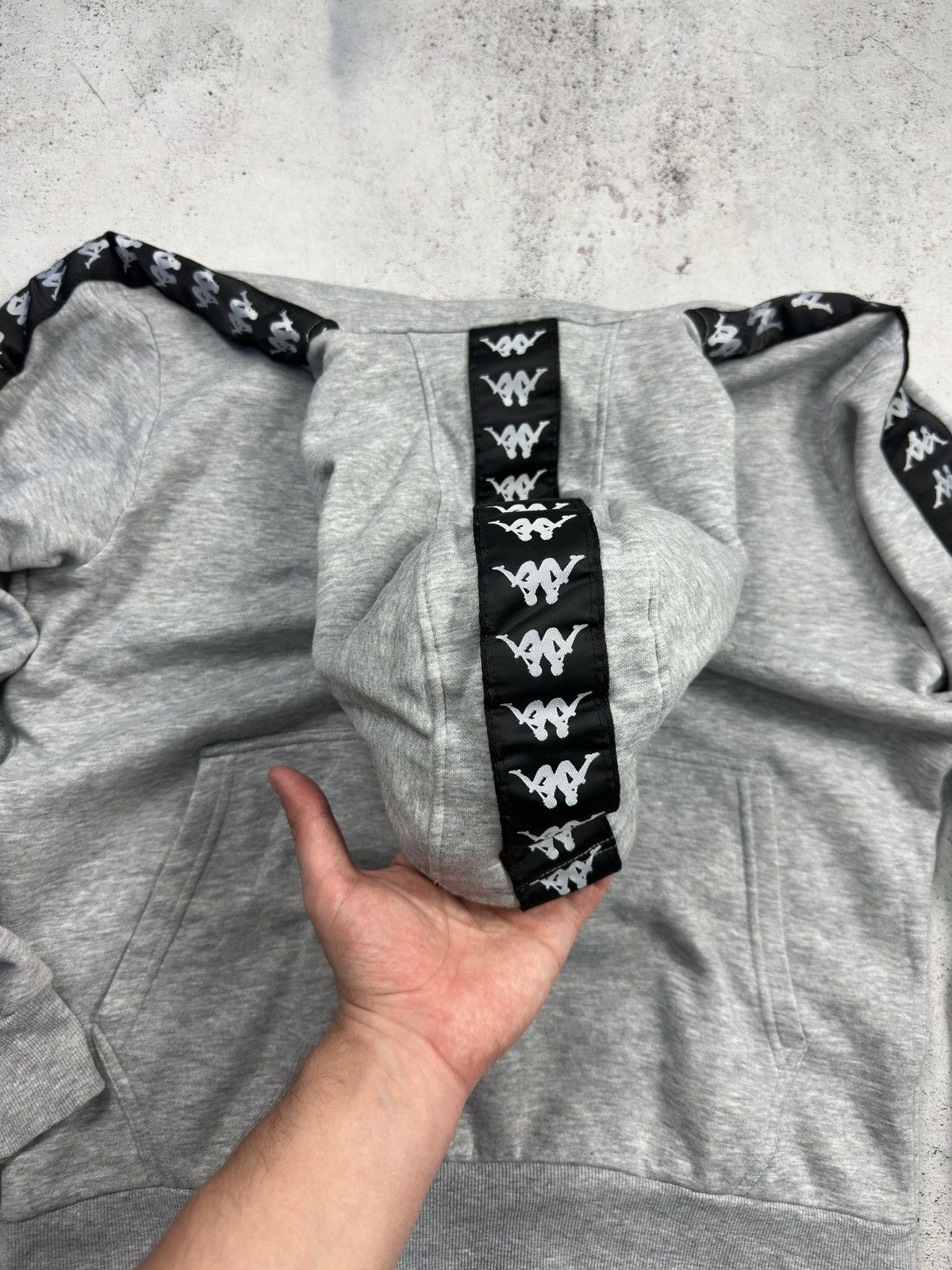 Kappa Kappa Gray Cotton Hoodie Size M Size US M / EU 48-50 / 2 - 5 Thumbnail