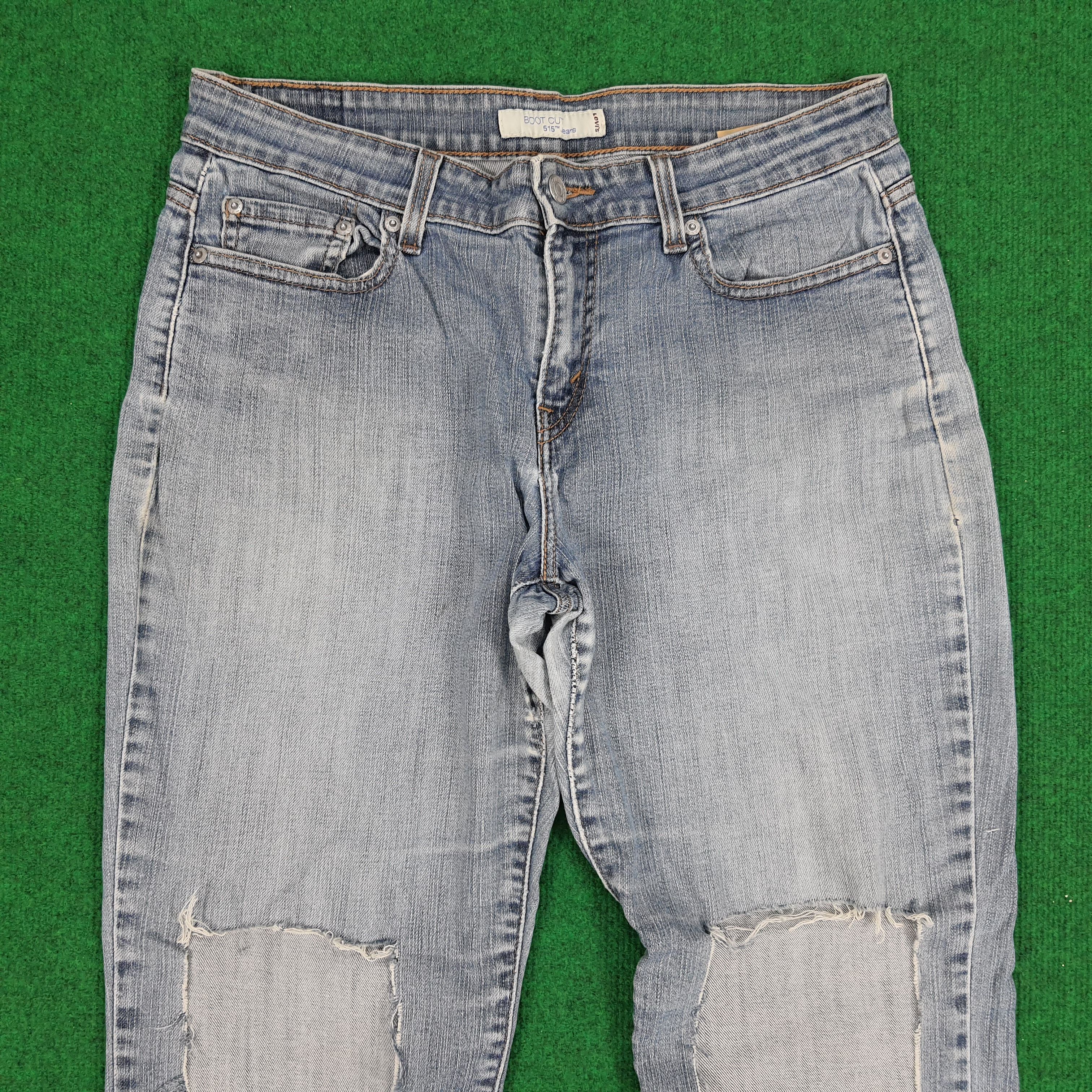 Levi's × Vintage Vintage Levi's 515 Boot Cut Distressed Style Jeans Size US 32 / EU 48 - 2 Thumbnail