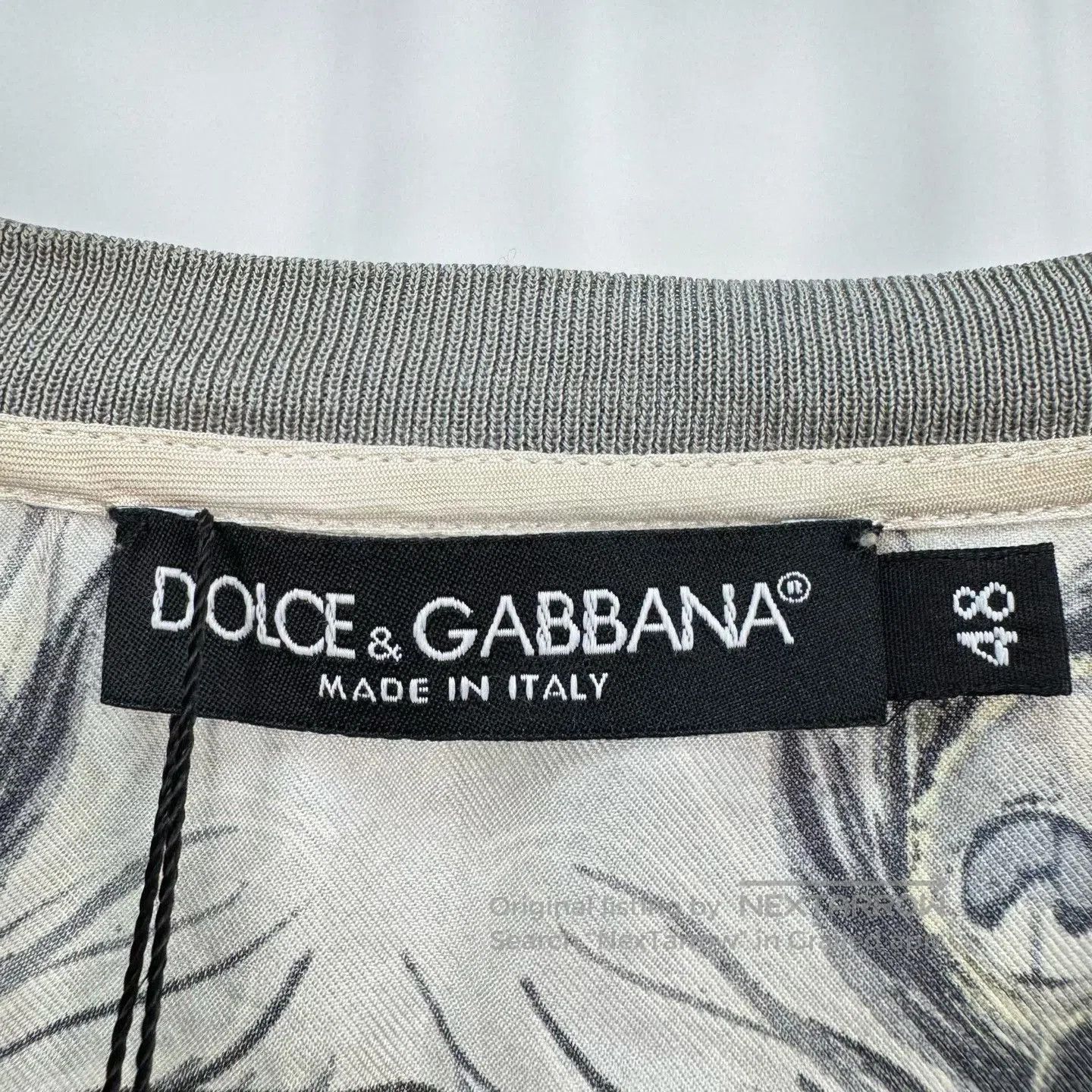Dolce & Gabbana Dolce&Gabbana Runway Peacock Silk Short-Sleeve. Size US M / EU 48-50 / 2 - 5 Thumbnail