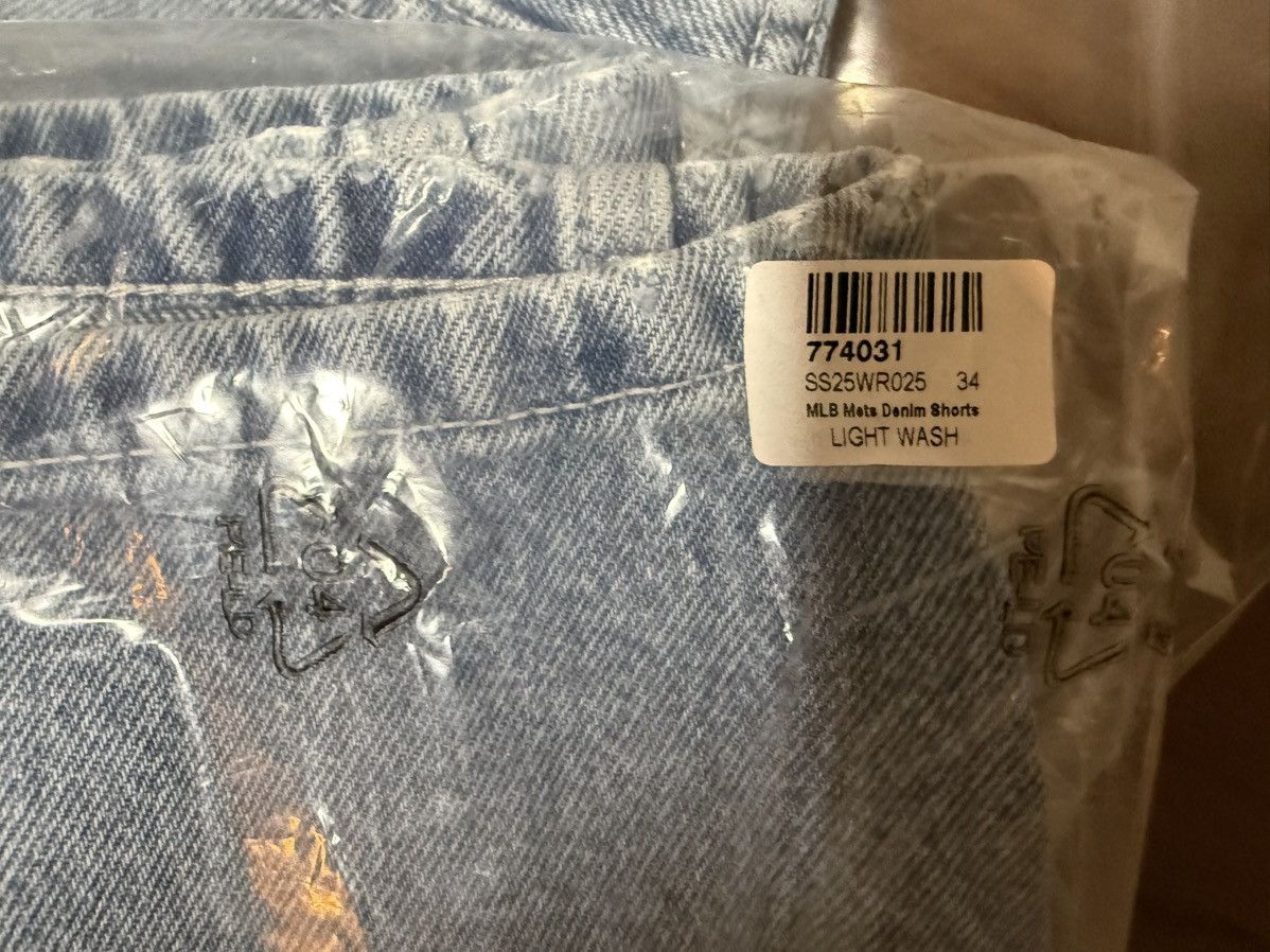Aime Leon Dore Aime Leon Dore ALD MLB New York Mets Denim Shorts Light Wash Size US 34 / EU 50 - 11 Thumbnail