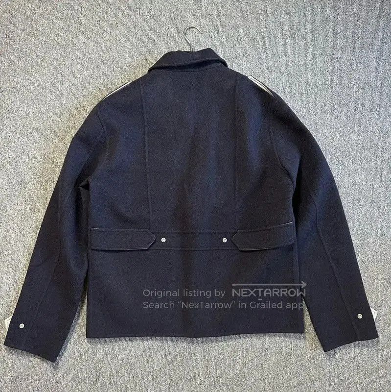 Dior Dior Embroidered Wool Overshirt in Dark Blue . Size US XL / EU 56 / 4 - 5 Thumbnail