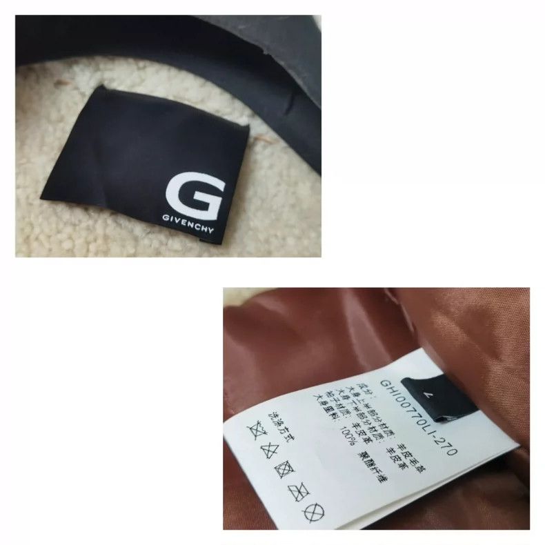 Givenchy Givenchy Poster Style Fur and Leather Patchwork Jacket 2506 Size US L / EU 52-54 / 3 - 8 Thumbnail