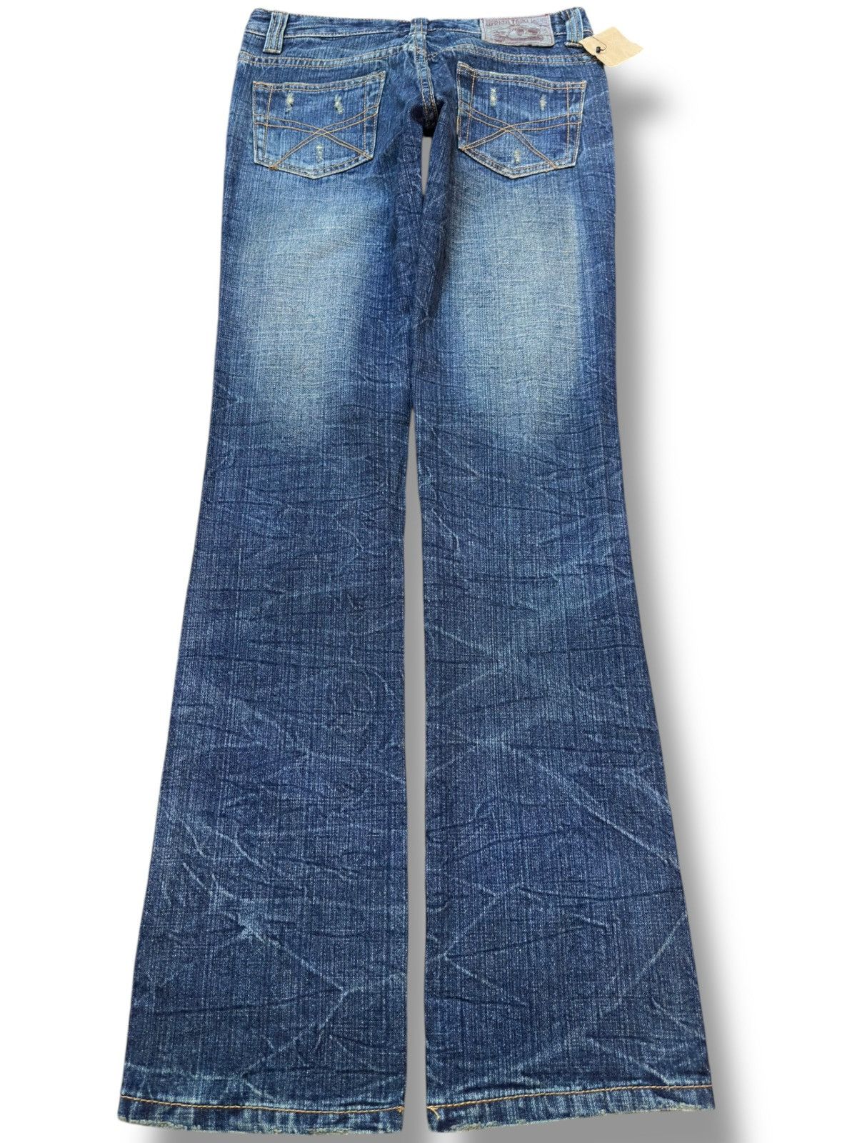 LITTLE AFRICA Vintage Africa Taro 10 Low Rise Ripped Distressed Denim Size US 29 - 4 Thumbnail