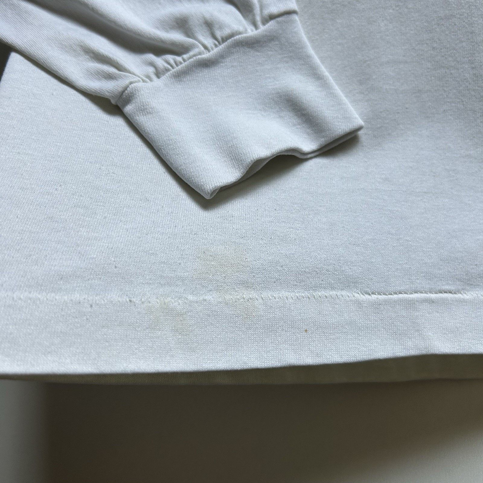Hanes Vintage 80s Army Days Message To Garcia Long Sleeve Shirt XL Size US XL / EU 56 / 4 - 7 Thumbnail