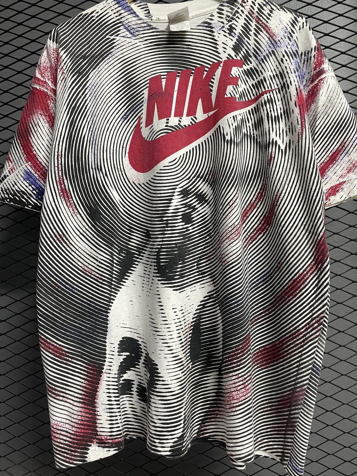 Nike Vintage 90s Nike Micheal Jordan AOP T-Shirt. Size US XL / EU 56 / 4 - 3 Thumbnail