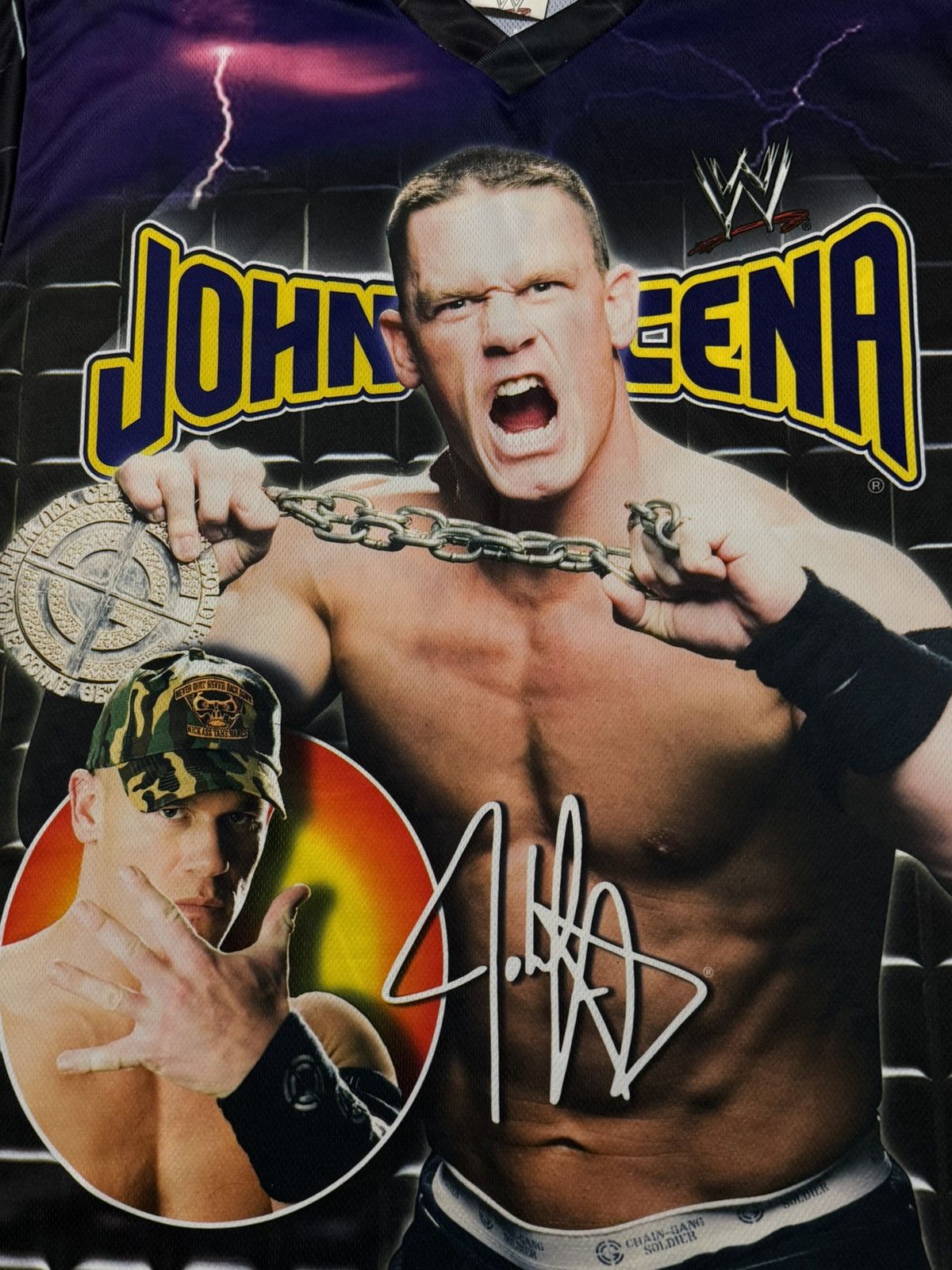 WWE 🔷Vintage WWE John Cena Jersey 2000s🔷 Size US XL / EU 56 / 4 - 2 Thumbnail