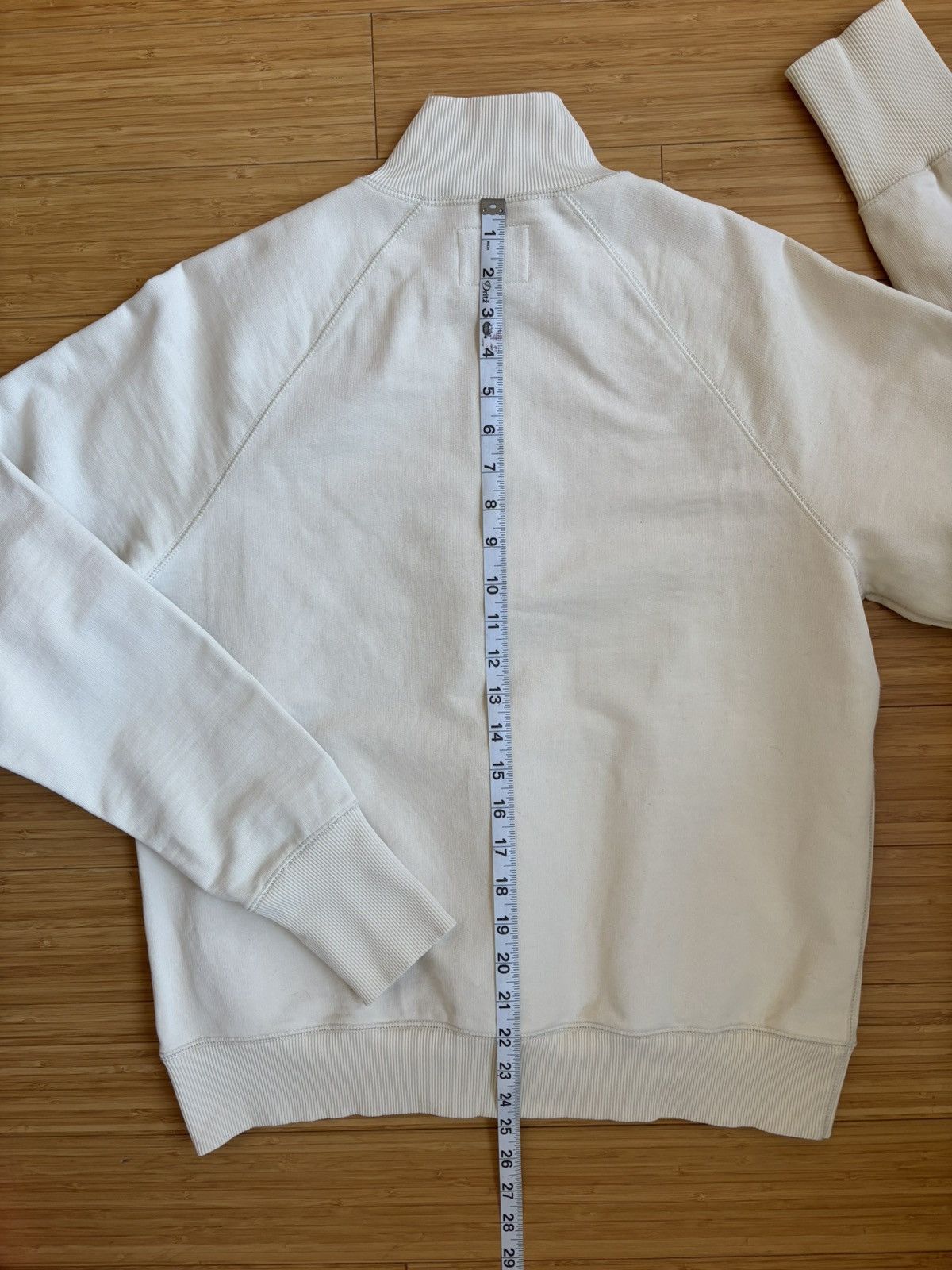 Drake's Drake’s Cream Quarter Zip Sweatshirt Size US S / EU 44-46 / 1 - 11 Thumbnail