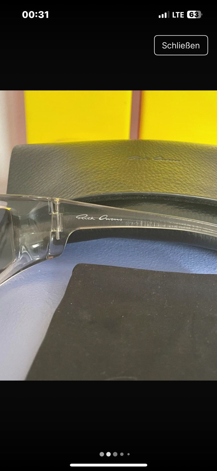 Rick Owens Rick Owens Larry sunglasses Size ONE SIZE - 3 Thumbnail