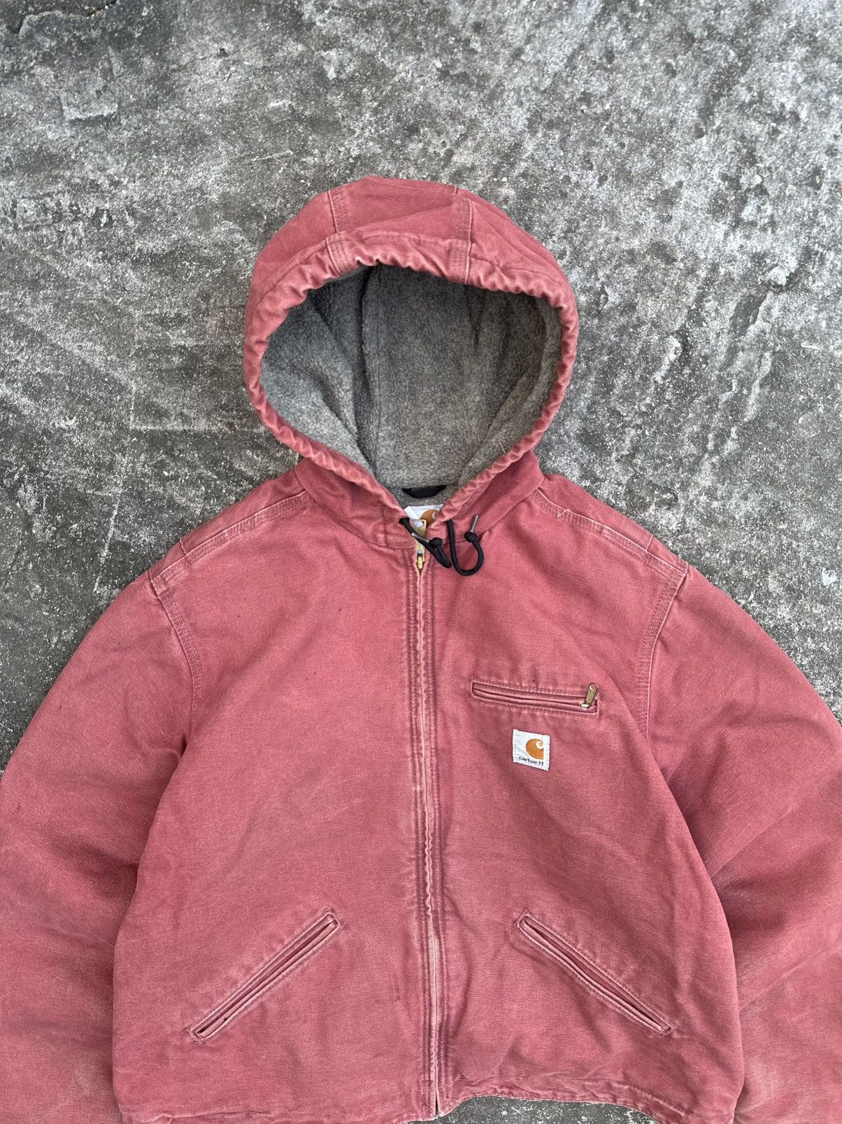 Carhartt Rare! Crazy Vintage Y2K Carhartt WJ141 VRS Hooded Jacket Size US L / EU 52-54 / 3 - 2 Thumbnail