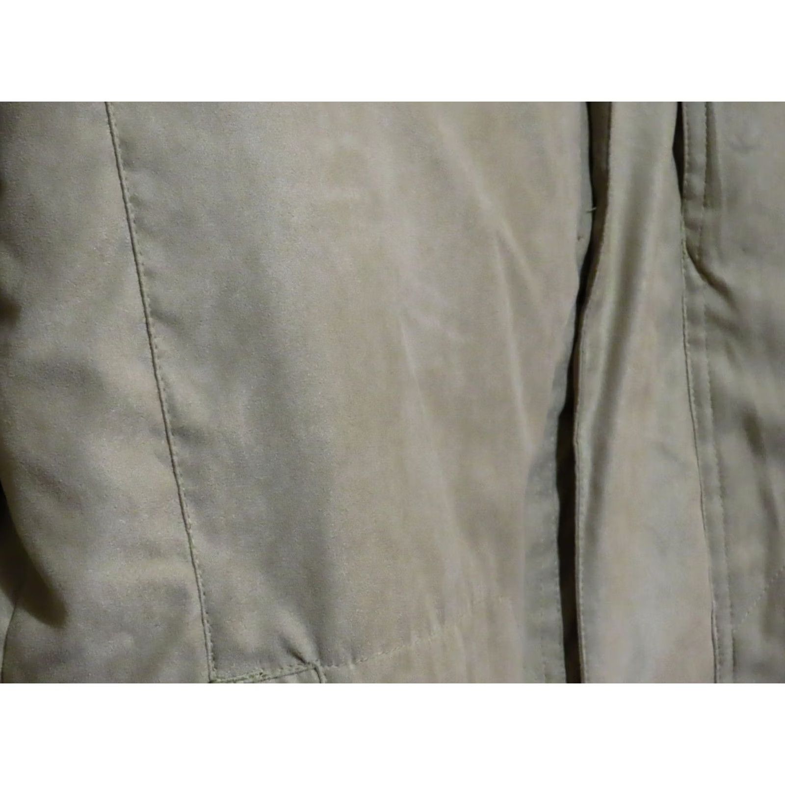 Vintage Columbia Coat Mens M Beige Polyester Microfiber Lined Winter Bomber Jacket Logo Accents Casual Travel Classic Outdoor Size US M / EU 48-50 / 2 - 4 Thumbnail