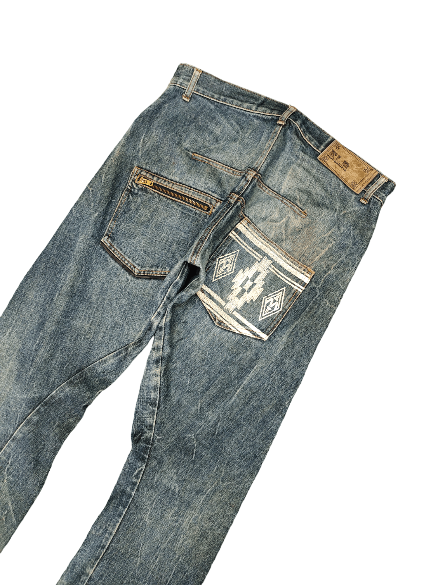 Japanese Brand Elr Japan Navajo Curved Denim Pants Ppfm Undercover Style Size US 34 / EU 50 - 5 Thumbnail