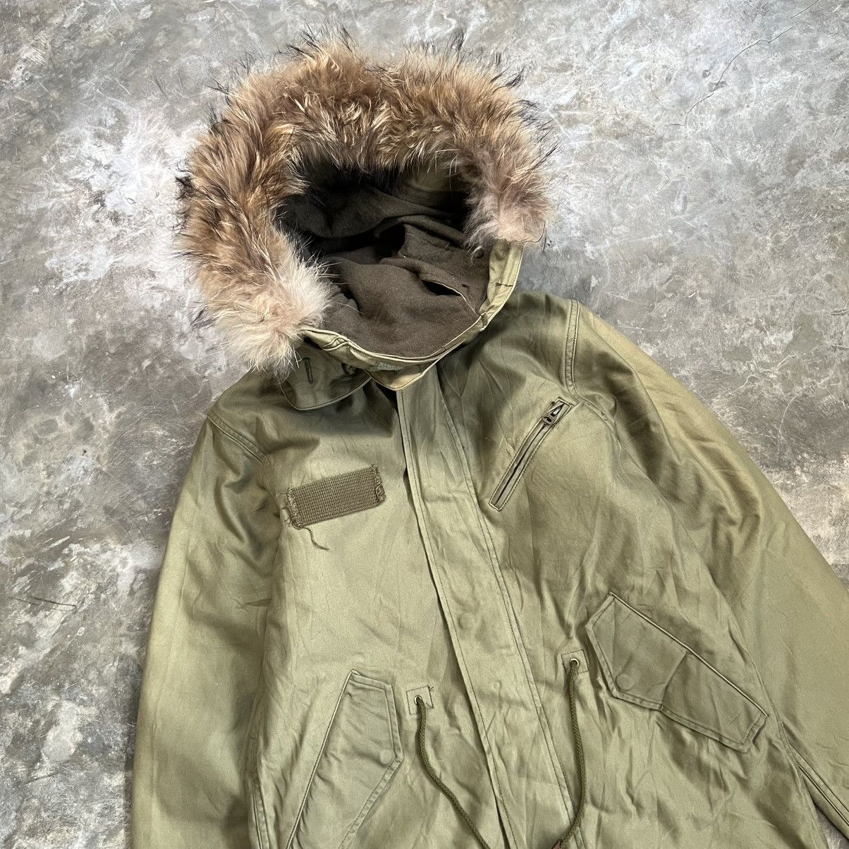 RUDE GALLERY 2000s Rude Gallery Military Fur Hoodie Parka Jacket Size US M / EU 48-50 / 2 - 2 Thumbnail