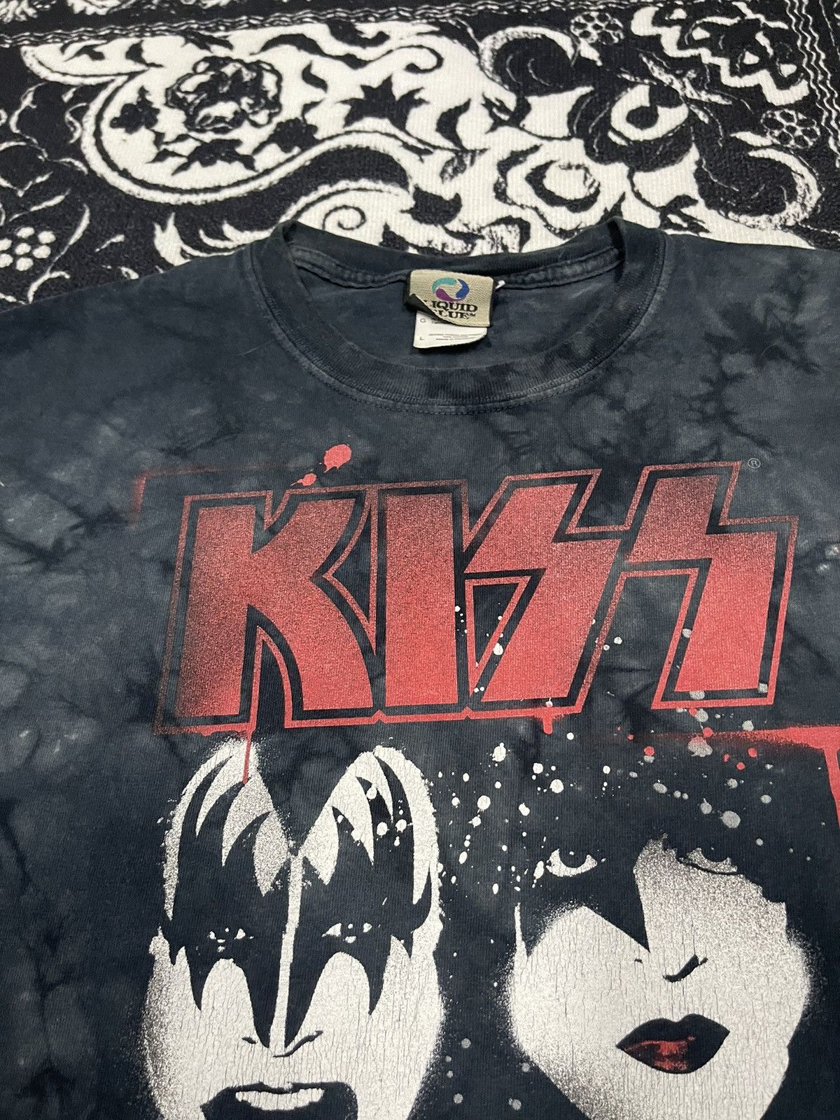 KISS Y2K KISS 2013 TYE DIE SHIRT RARE DESIGN Size US L / EU 52-54 / 3 - 8 Thumbnail