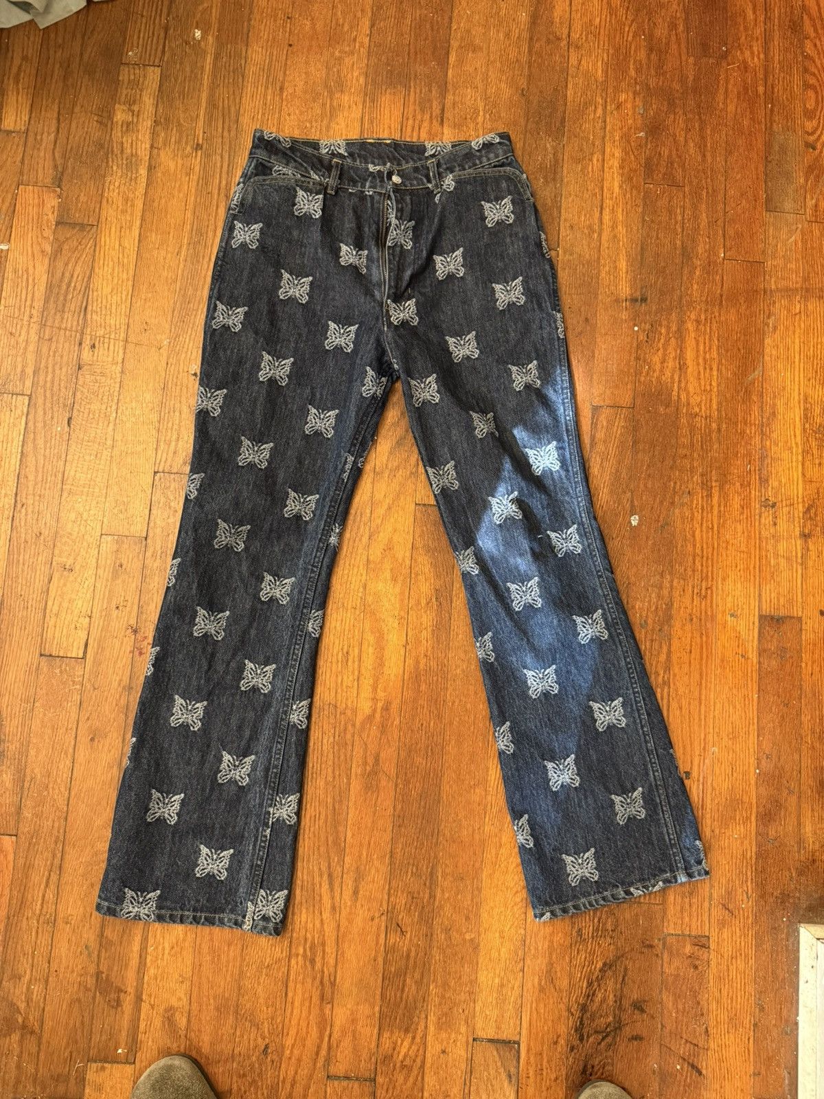 Needles Needles Indigo Boot Cut Jeans Size US 29 - 1 Thumbnail