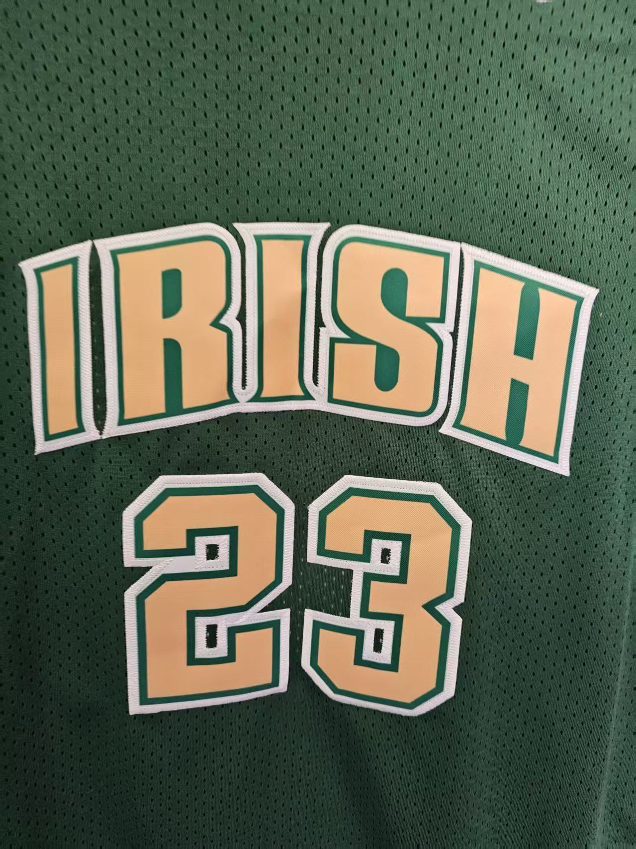 NBA Irish #23 LeBron James Jersey Green Size US M / EU 48-50 / 2 - 3 Thumbnail