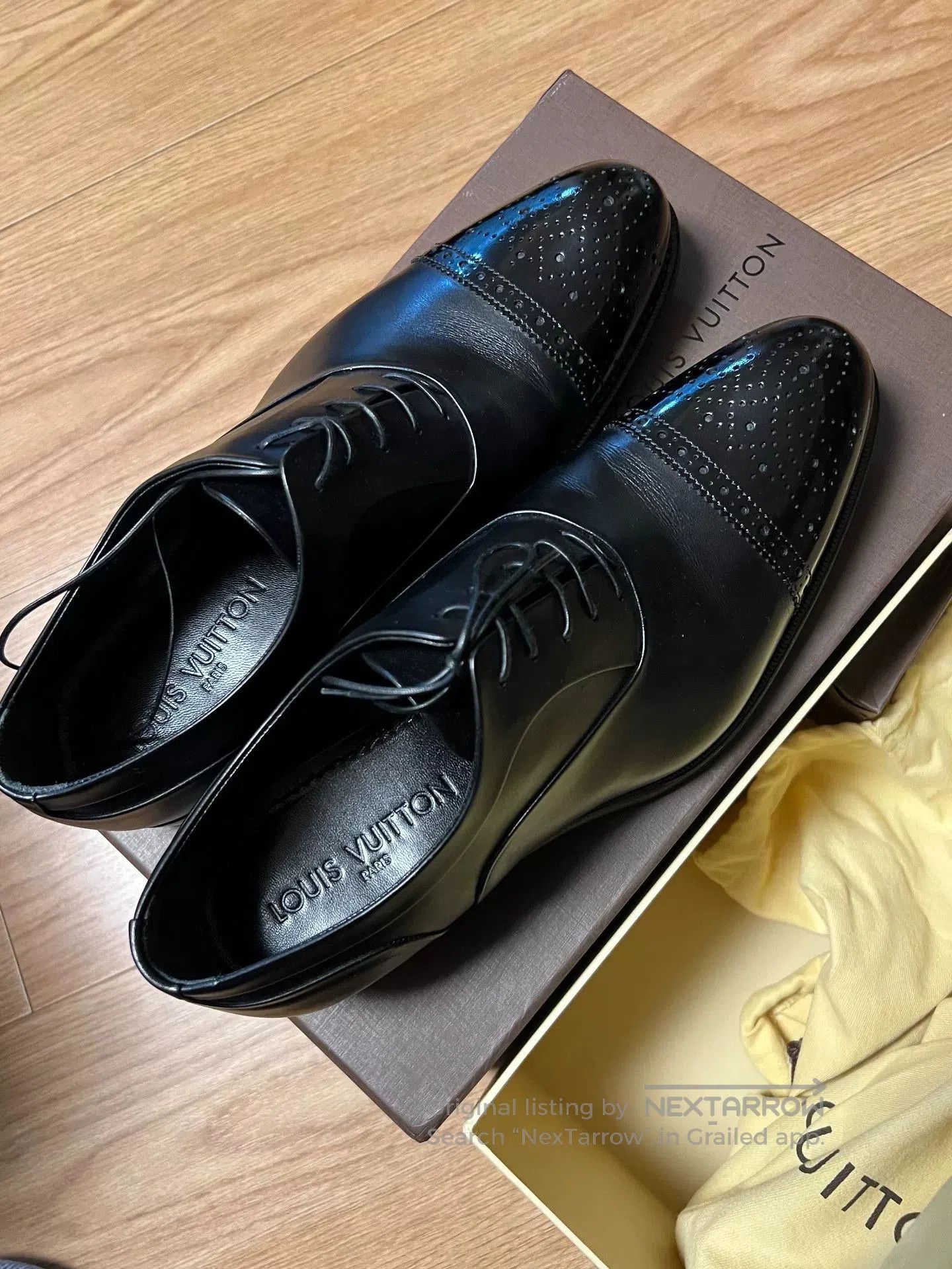 LVXWA Louis Vuitton Goodyear Leather Shoes. Size US 6.5 / EU 39-40 - 3 Thumbnail