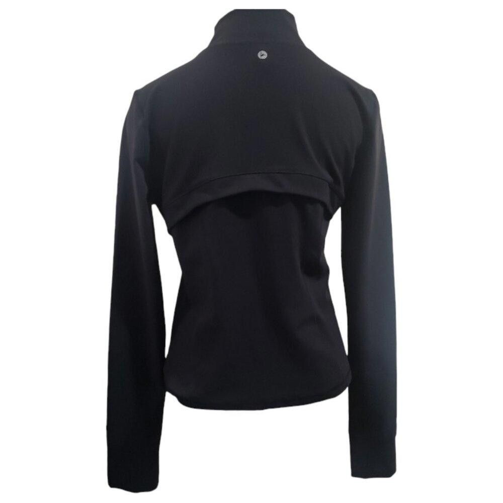 Designer CT1833 90 Degrees Ladies Black Athletic Zip Front Jacket M Size M / US 6-8 / IT 42-44 - 3 Thumbnail