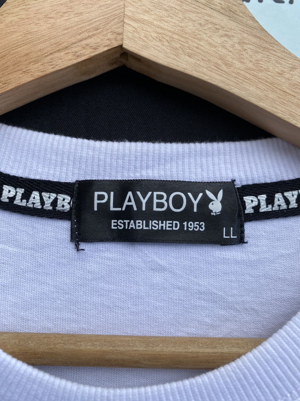 Playboy Rare Vintage Playboy Big Bunny Logo Tshirt Size US M / EU 48-50 / 2 - 9 Thumbnail
