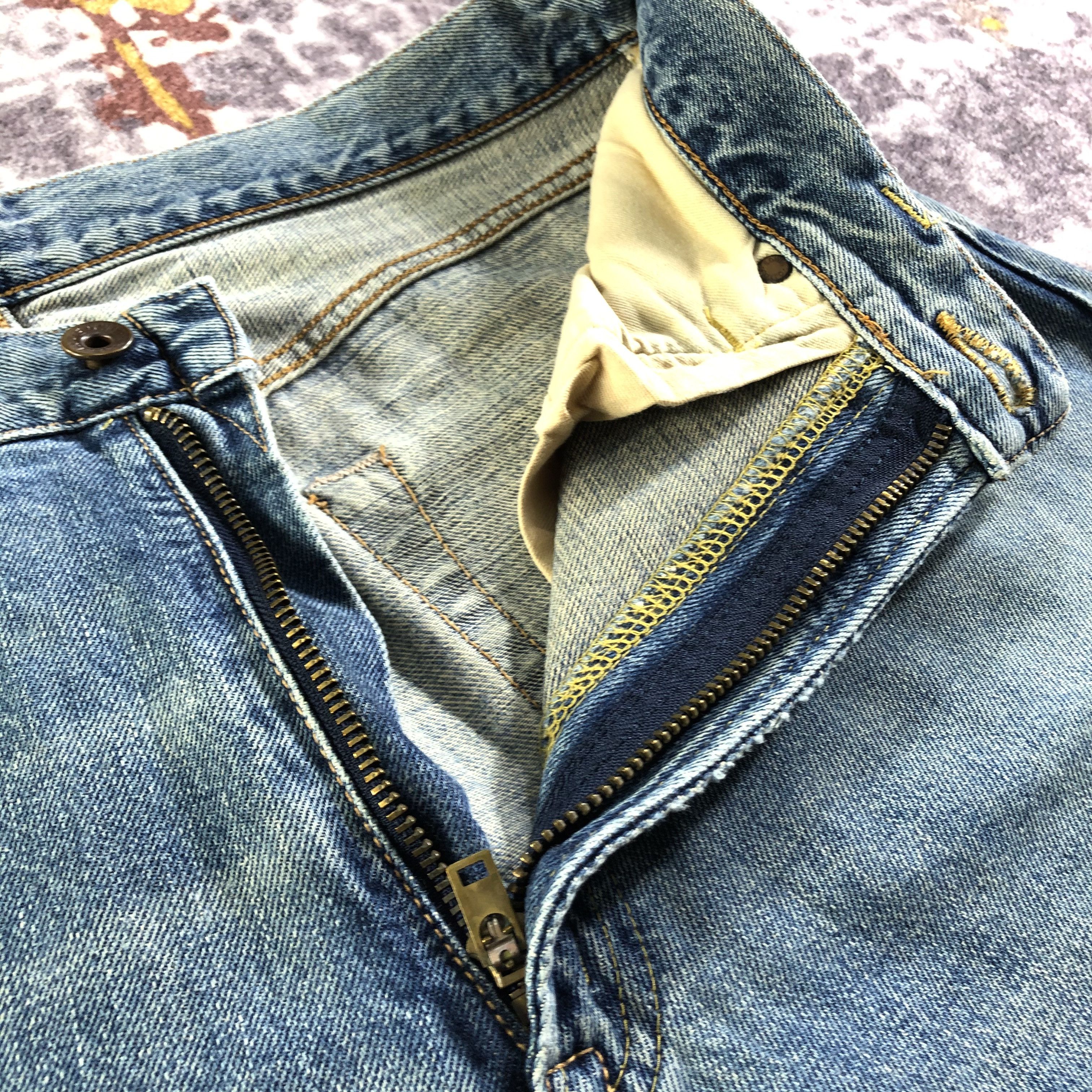 Edwin Vintage Light Wash Edwin 505 Selvedge Jeans-JM3576 Size US 32 / EU 48 - 7 Thumbnail