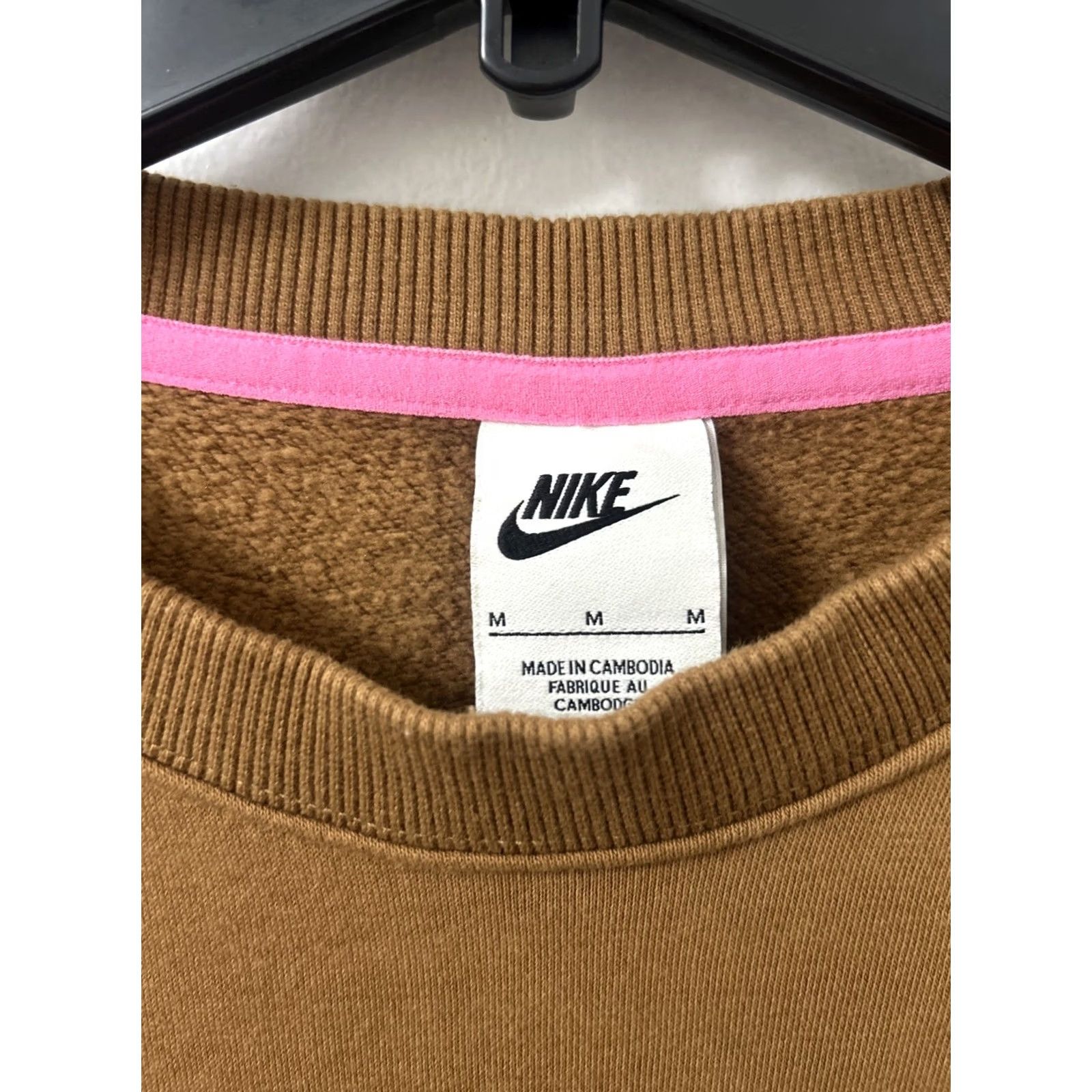 Nike Nike Crewneck Women Medium Brown Sports Utility Sweatshirt Pullover FD4234-270 Size M / US 6-8 / IT 42-44 - 5 Thumbnail