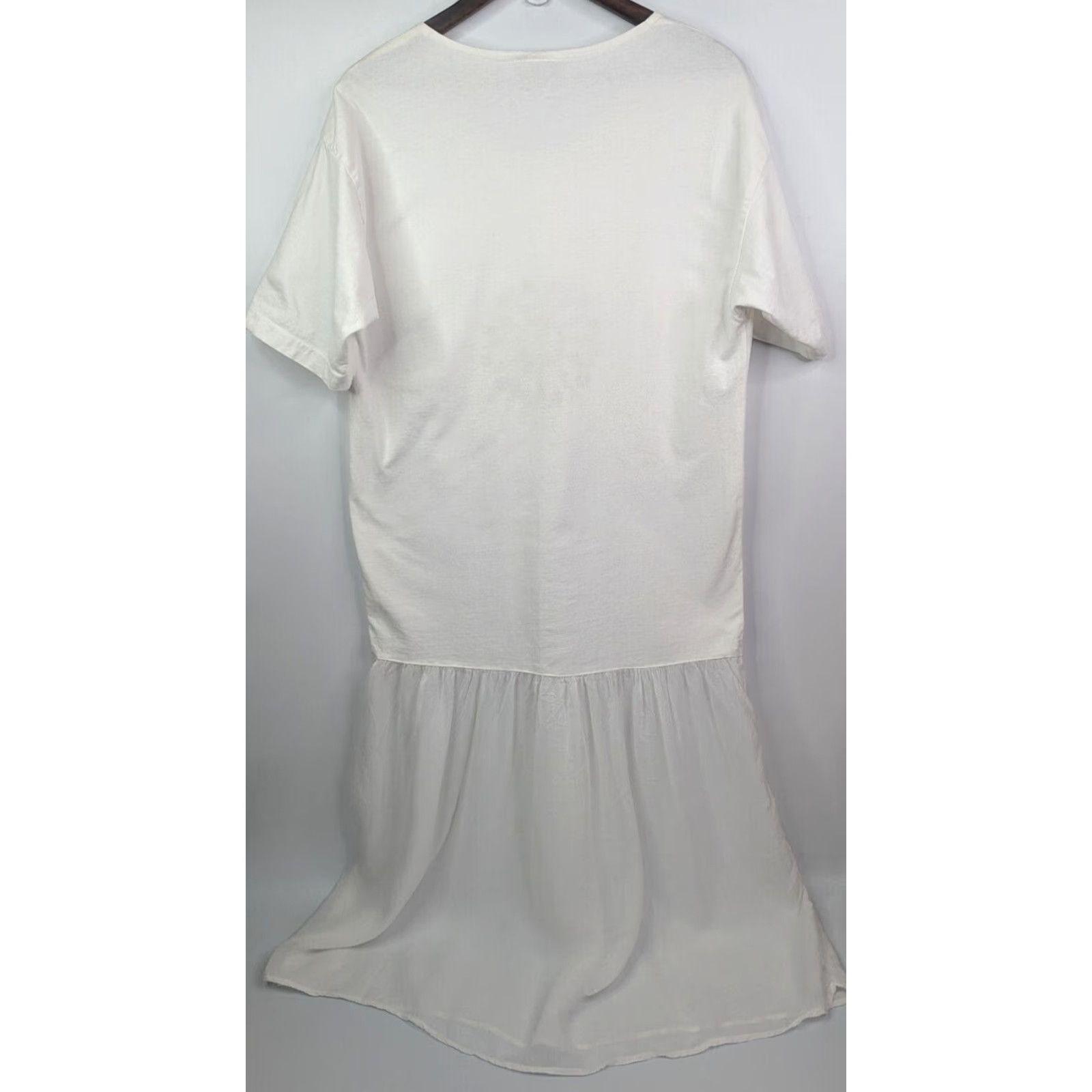 Johnny Was VINTAGE Johnny Was T-Shirt Dress White Midi Embroidery Sun Astrology Womens XS? Size M / US 6-8 / IT 42-44 - 5 Thumbnail