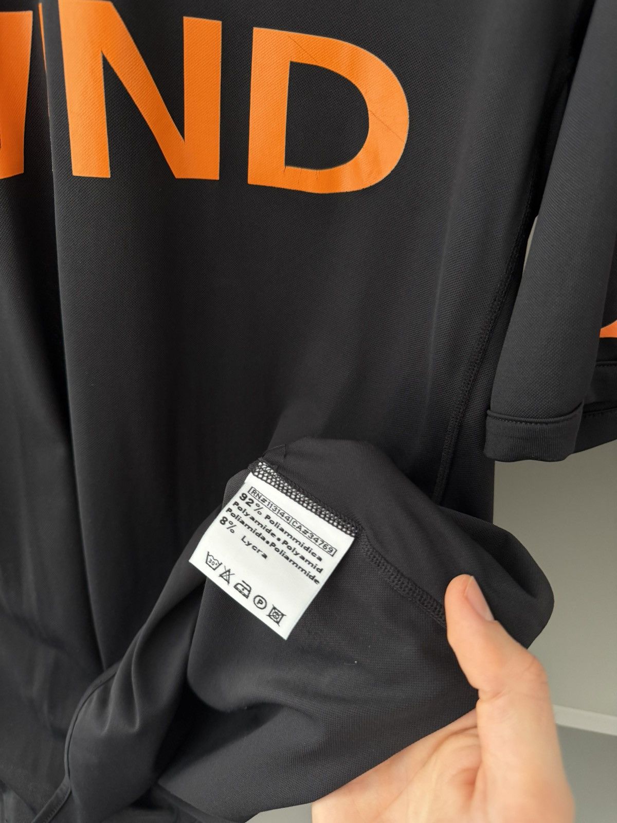 Kappa Kappa AS Roma Italy 2008 2009 Third Black Jersey Size US XL / EU 56 / 4 - 11 Thumbnail
