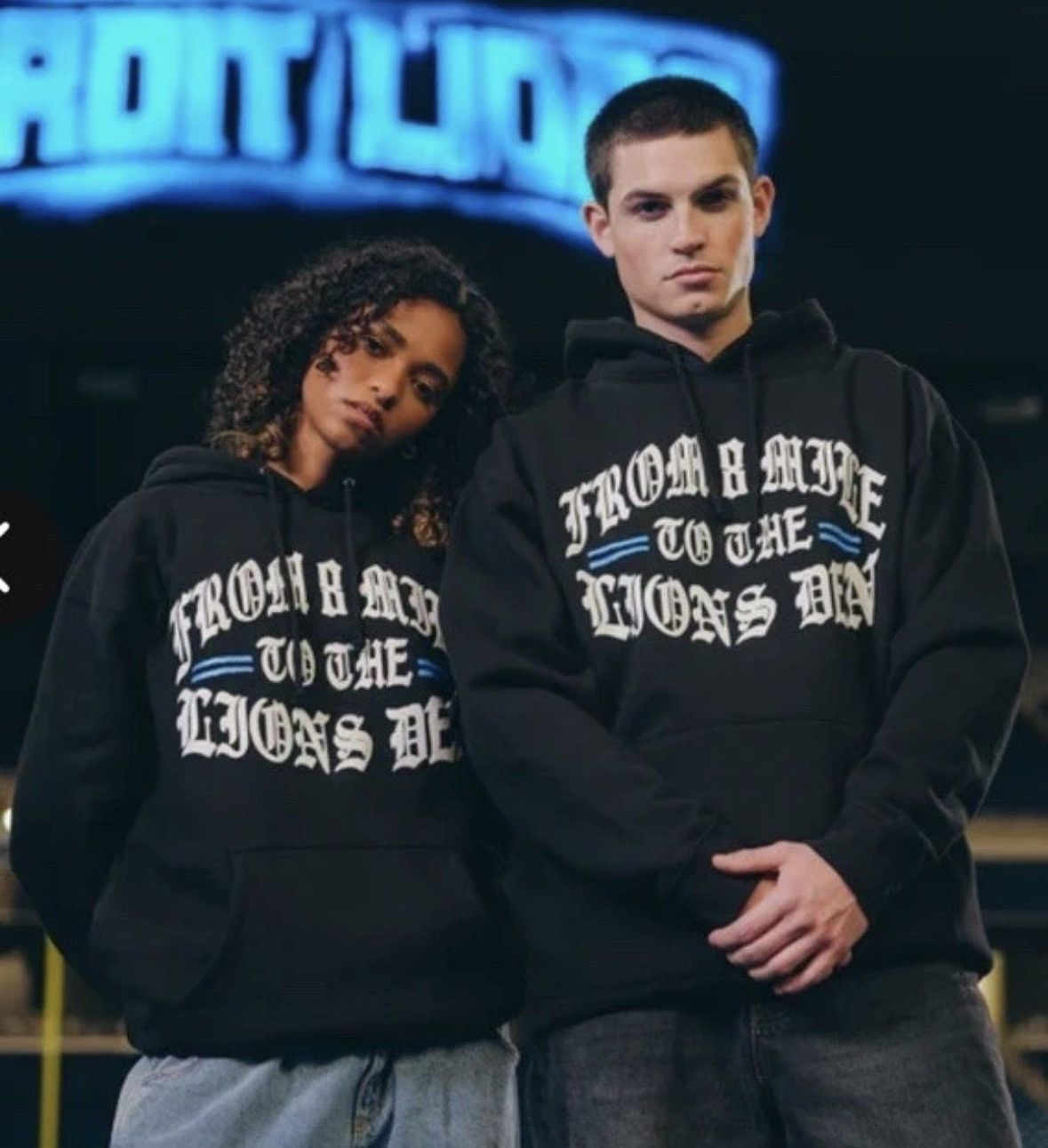 Eminem Eminem x Detroit Lions Hoodie “From 8 Mile to the Lions Den” Size US M / EU 48-50 / 2 - 9 Thumbnail