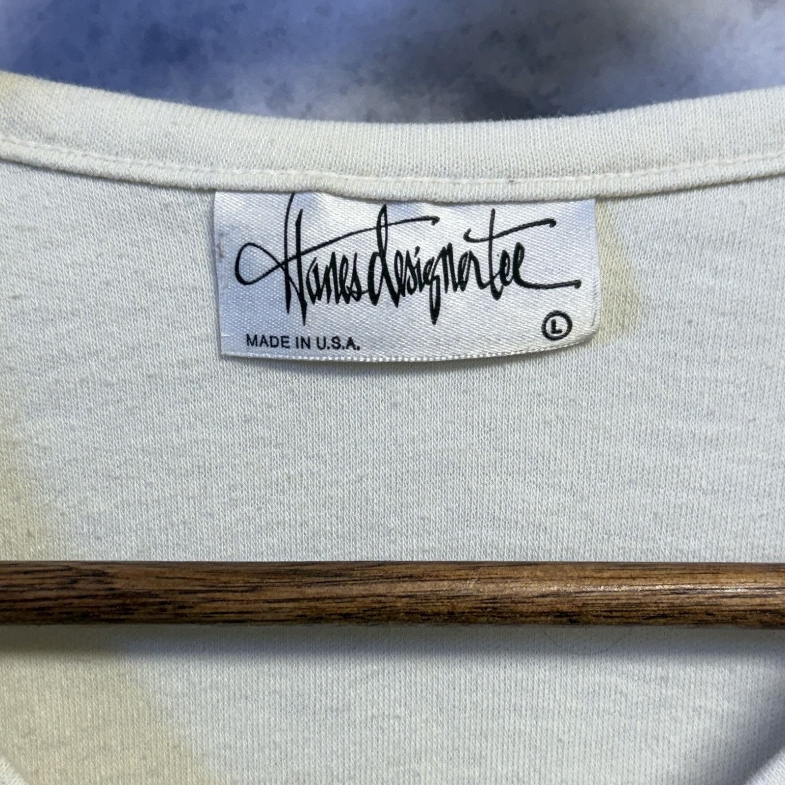 Hanes Vintage Hanes Designer Tees Womens Large 16x21 Cabin Mountai Size L / US 10 / IT 46 - 10 Thumbnail
