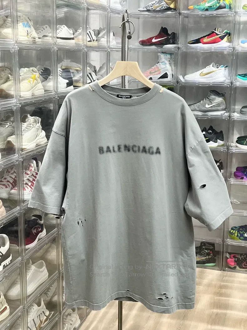 Balenciaga Blur mosaic short-sleeve size M
