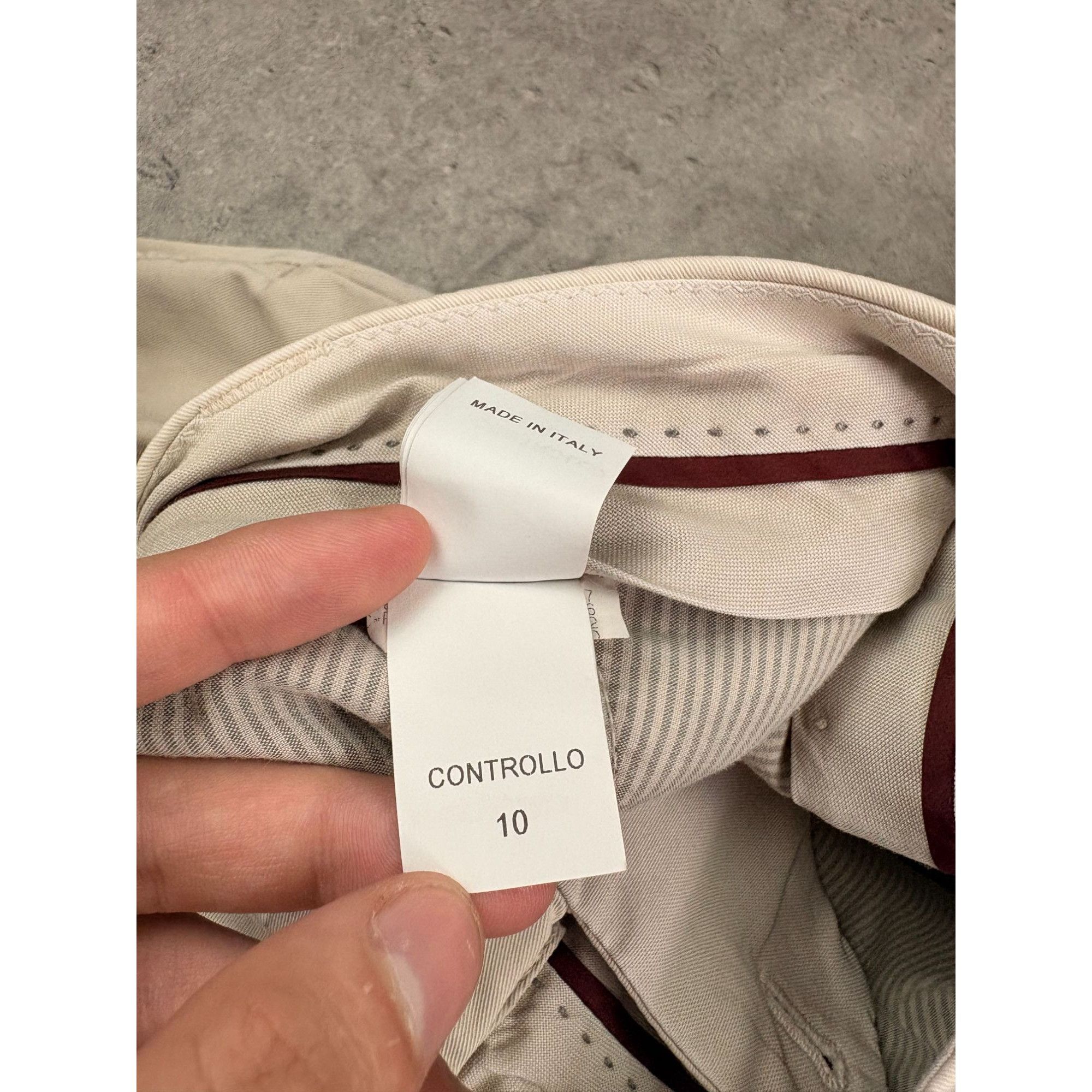 Brunello Cucinelli BRUNELLO CUCINELLI Luxury Chinos | Beige | Size EU 52 (US 36 Size US 36 / EU 52 - 5 Thumbnail