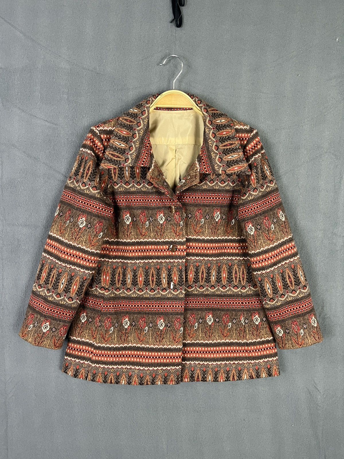 Native × Vintage Native Style Blazer Jacket Size S / US 4 / IT 40 - 1 Thumbnail
